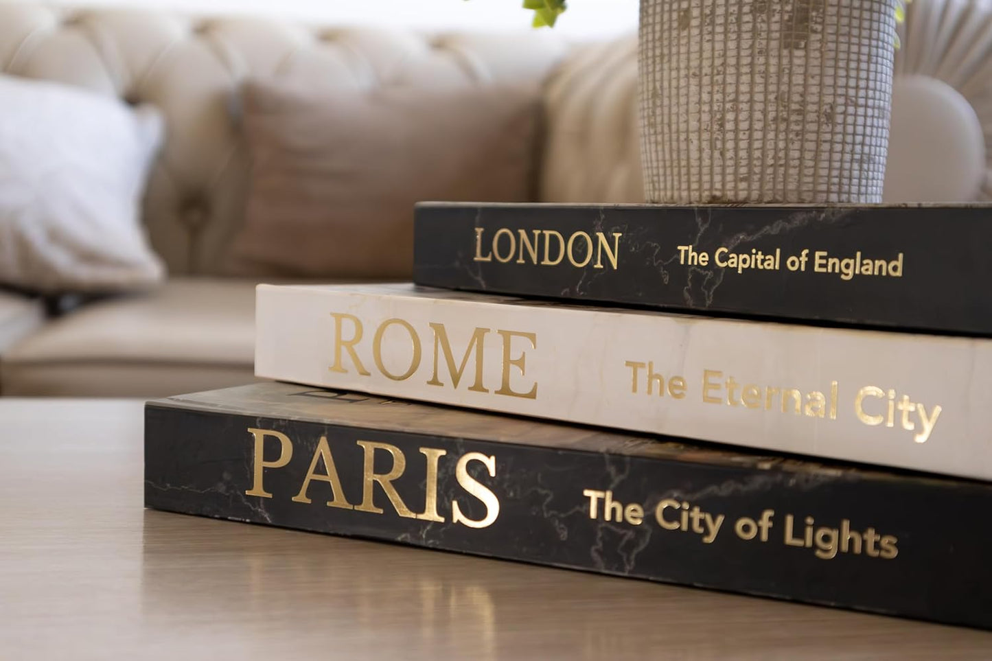 Decorative Books / . Decorative Boxes / Set of 3