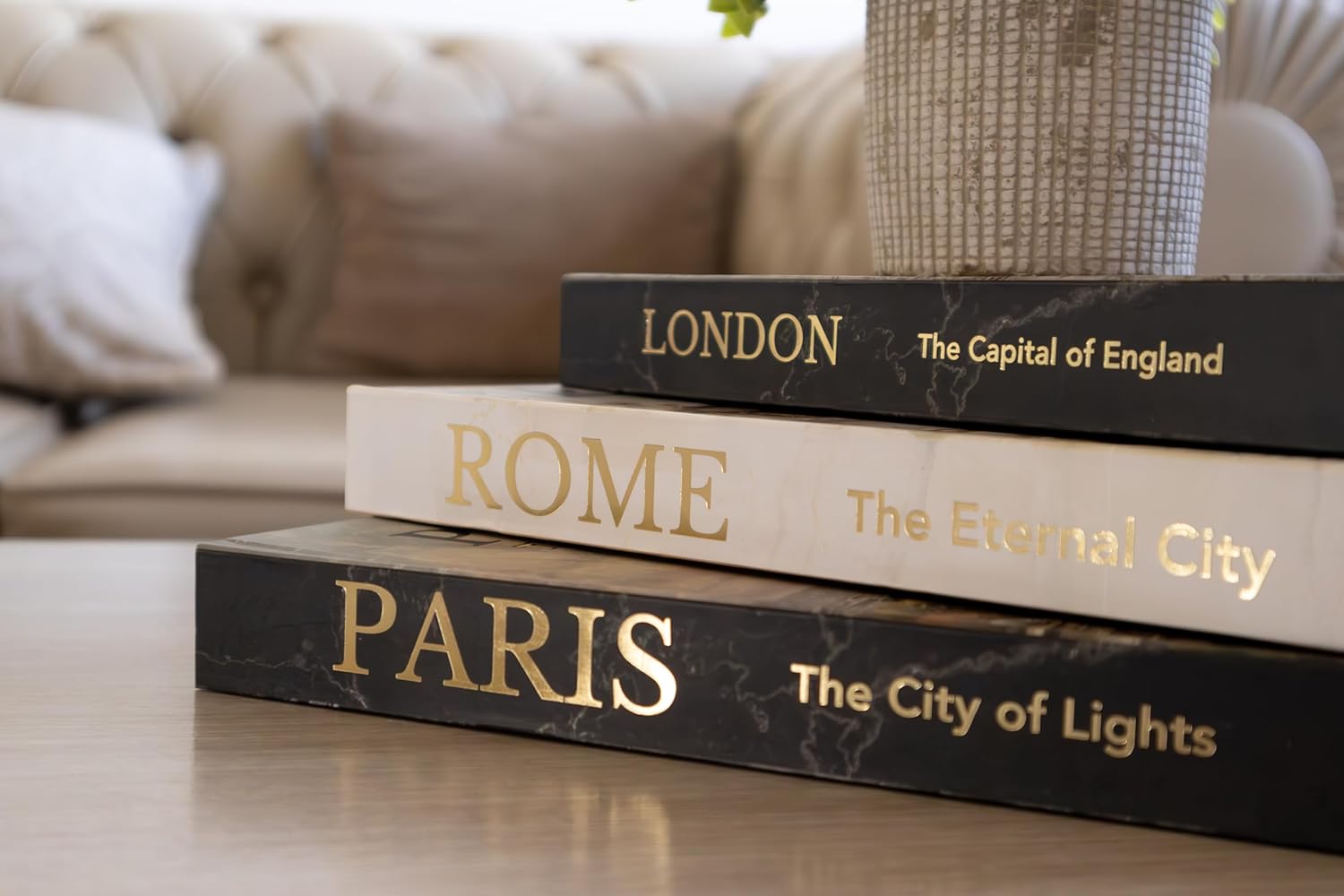 Decorative Books / . Decorative Boxes / Set of 3