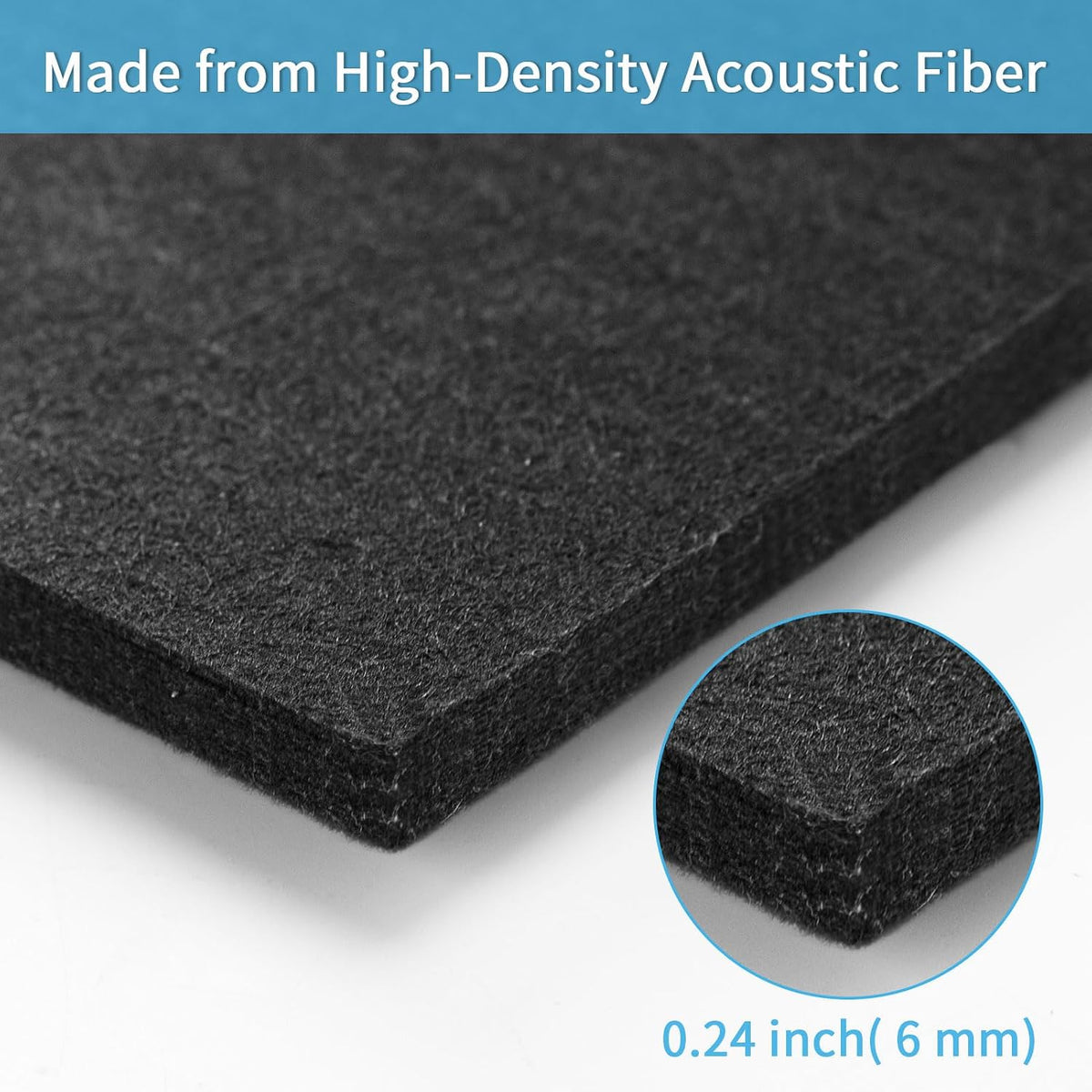 Art3d Acoustic Drop Ceiling Tiles, 2x2 ft, 12-Pack, Covers 48 Sq. Ft. | Waterproof polyester, sound absorbing and sag