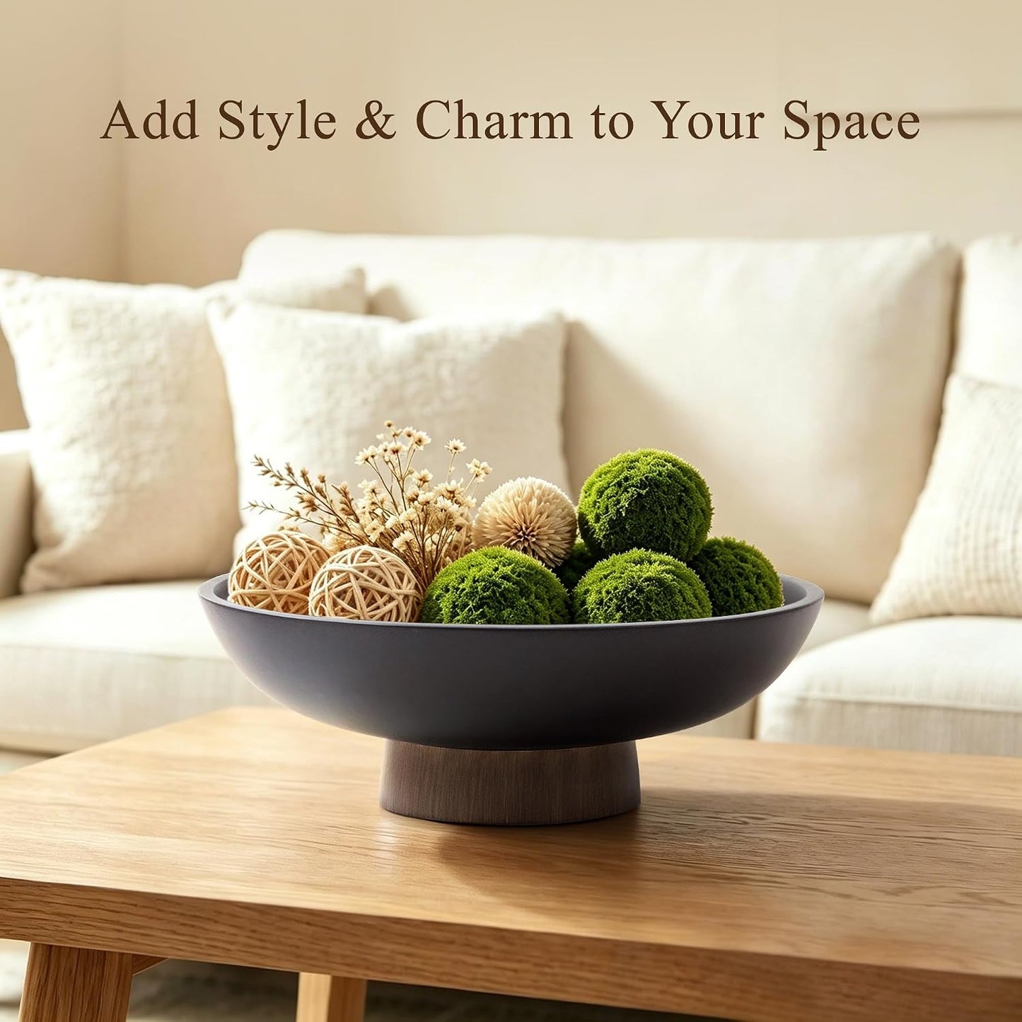 Faux Wood Base / Black