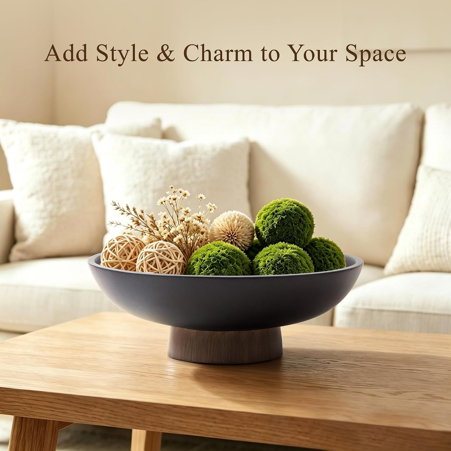 Faux Wood Base / Black
