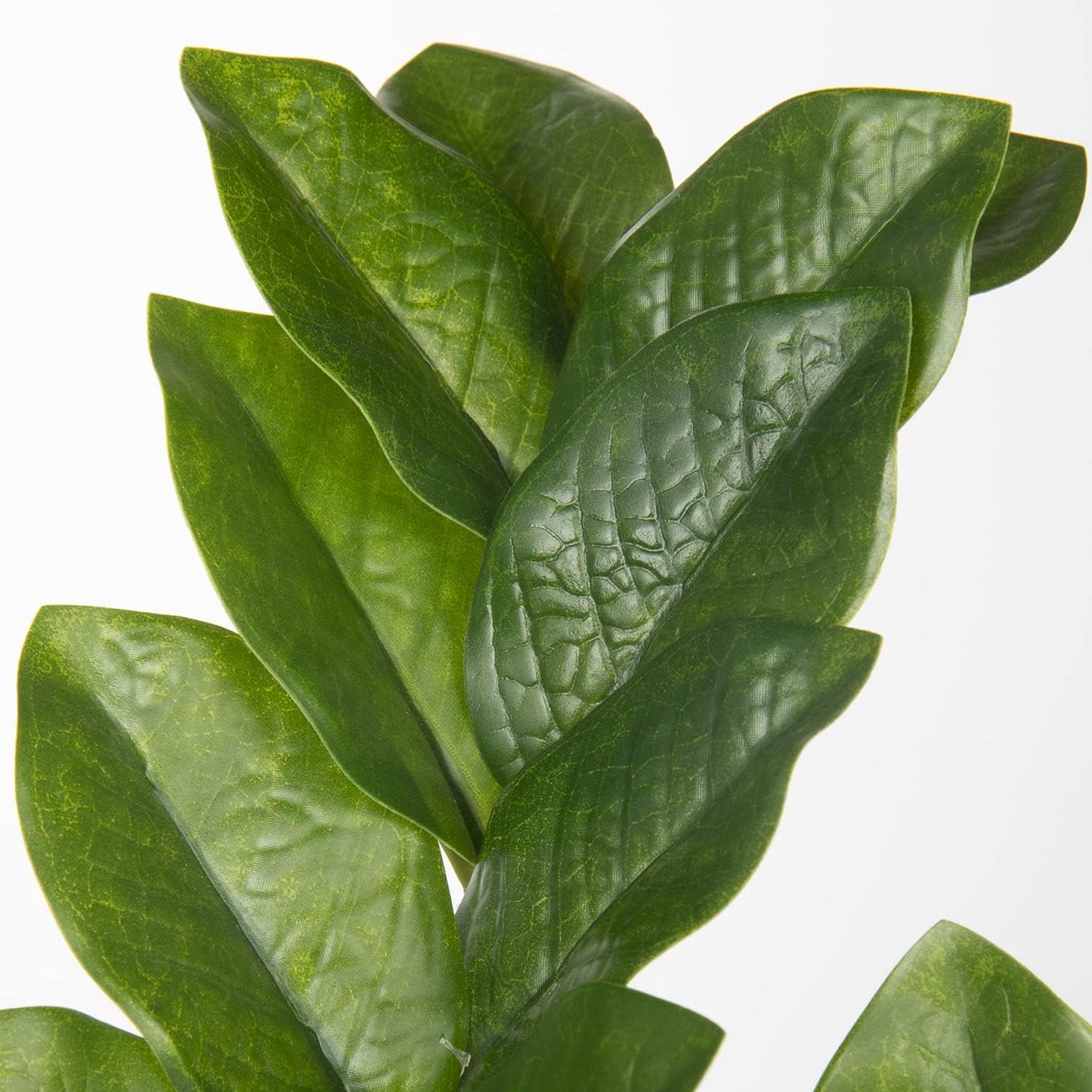 Faux Plants Indoor 17" Artificial ZZ Plants in Ceramic Pot Fake / Faux Plants with Ceramic Pot