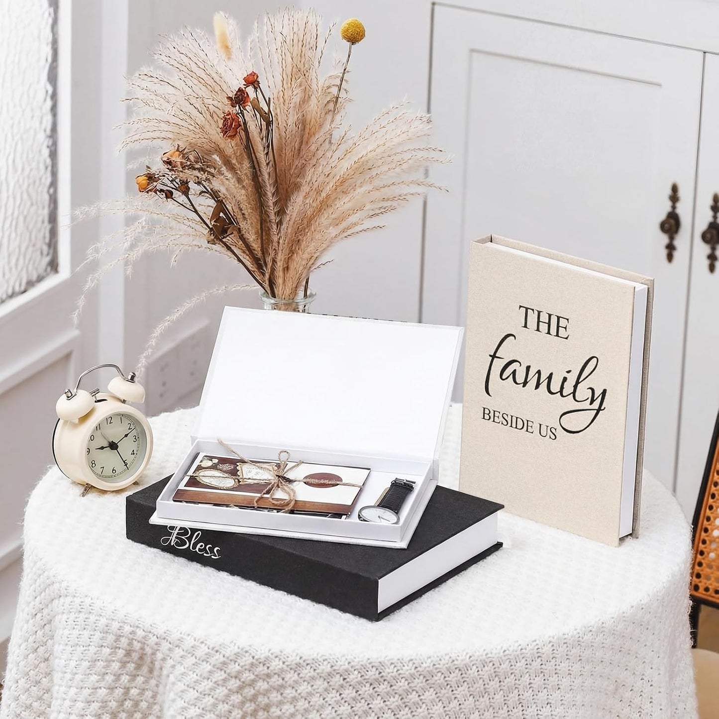 Decorative Books / Bless Family Love / Modern / Set of 3