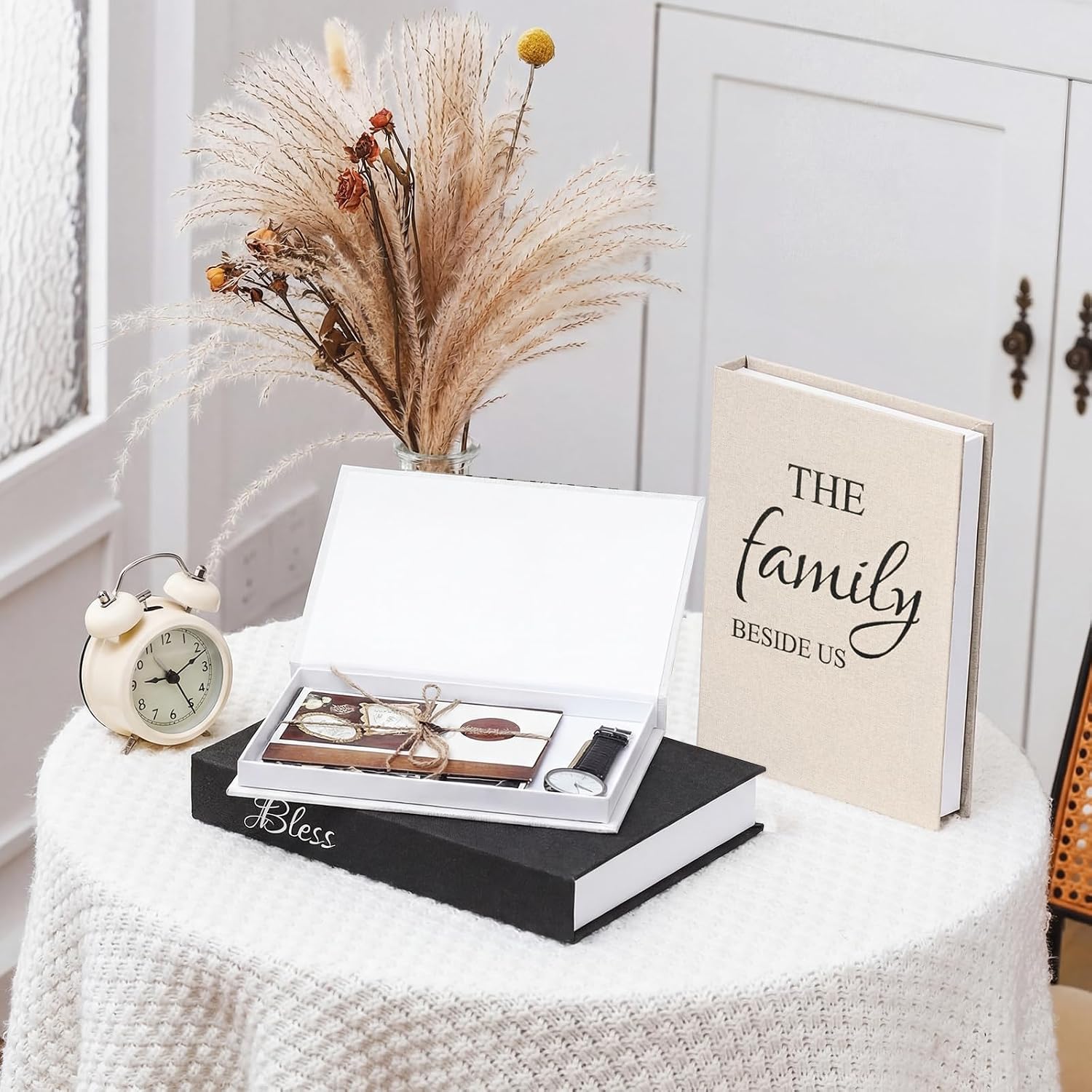 Decorative Books / Bless Family Love / Modern / Set of 3