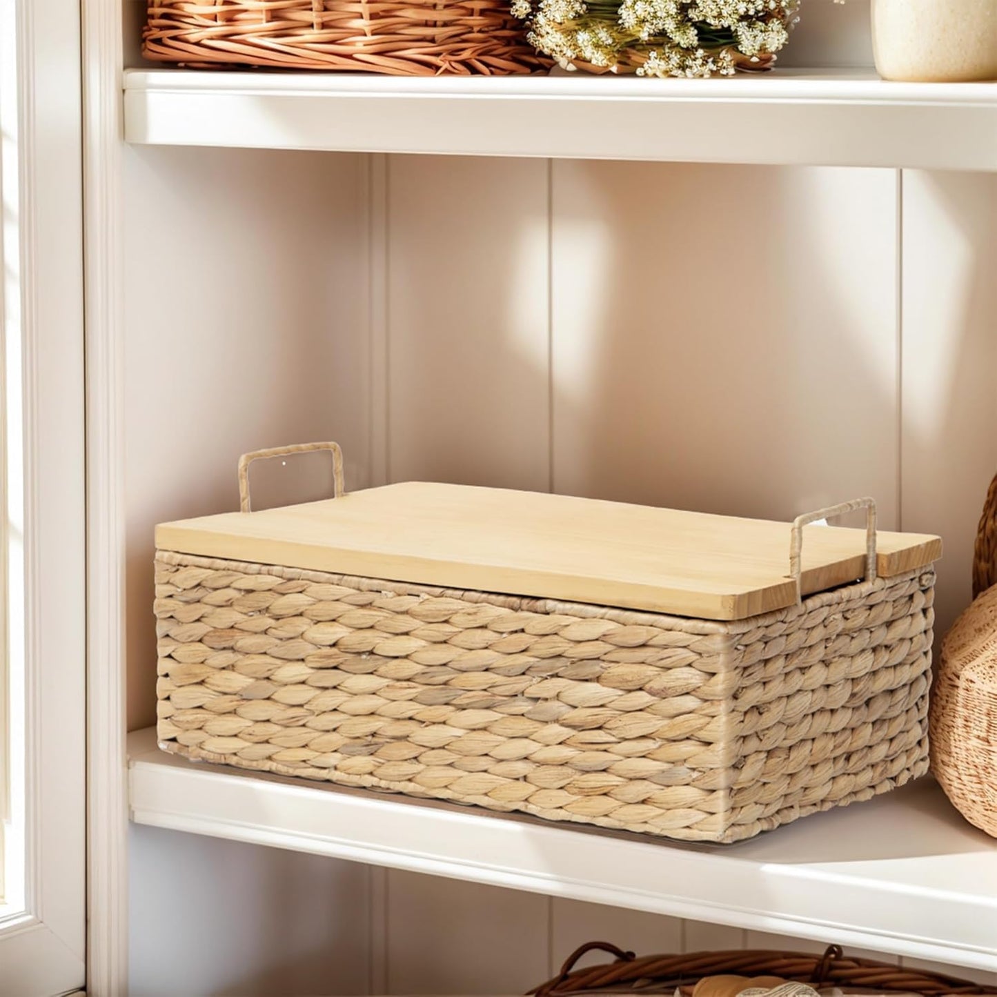 Functional Wicker Organizing Baskets / Small