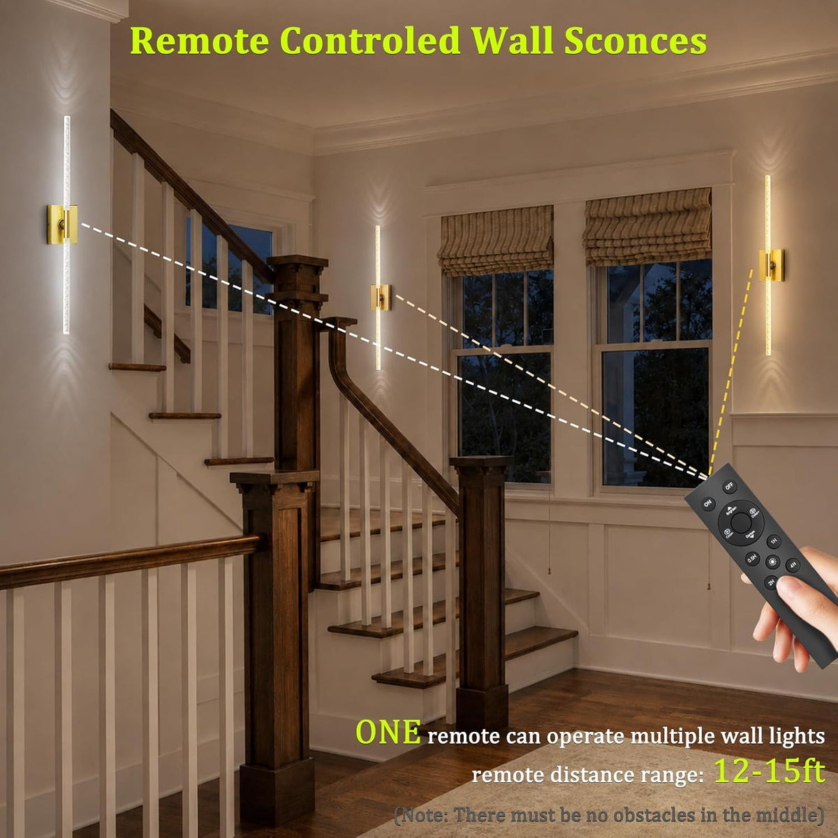 Battery Operated Wall Sconces Set of 2, 10000mAh, Gold Bubble | crystal inspired bubble wall lamp wireless, Remote