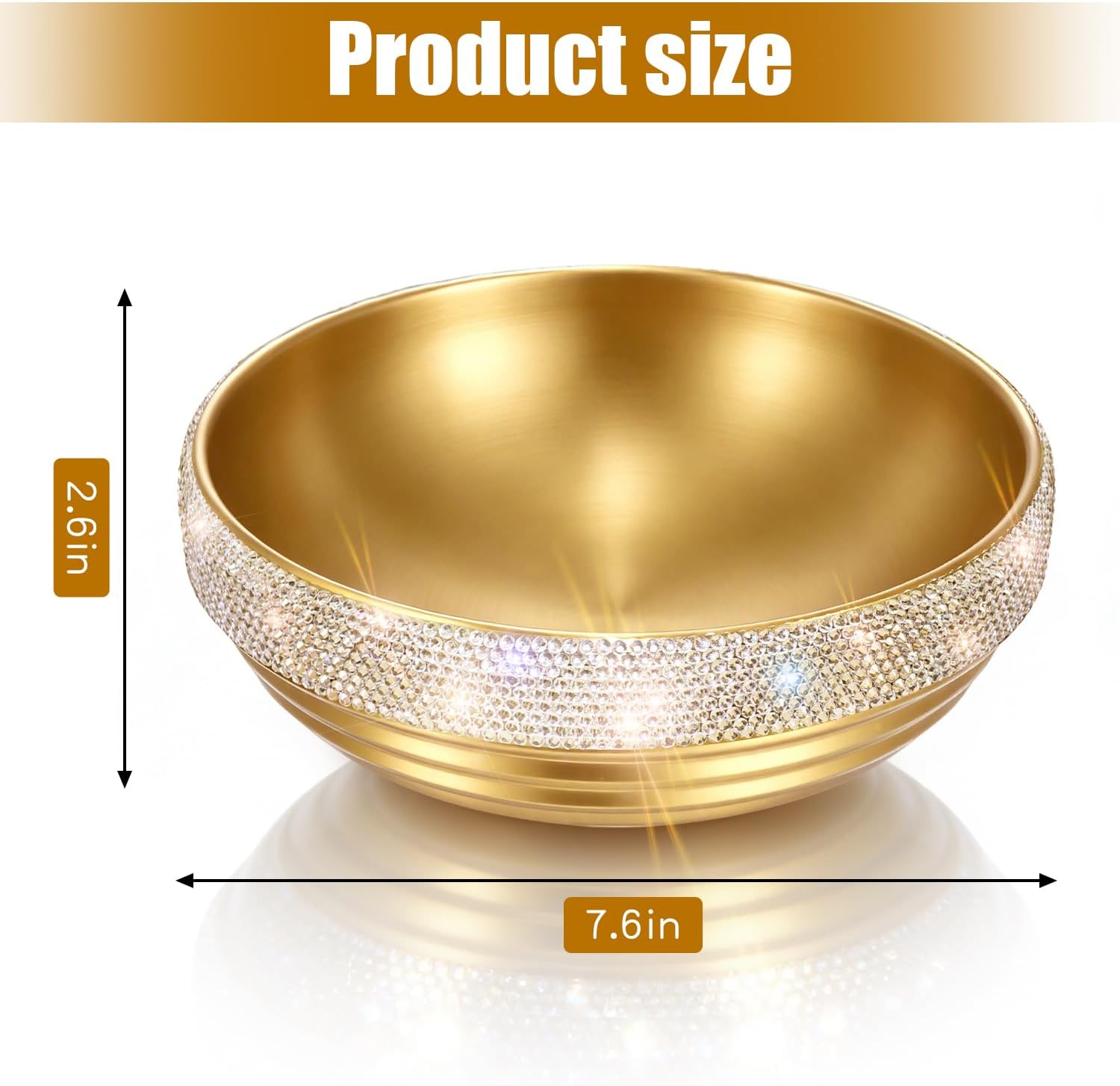 Catch All Bowl Fruit Bowls / Gold