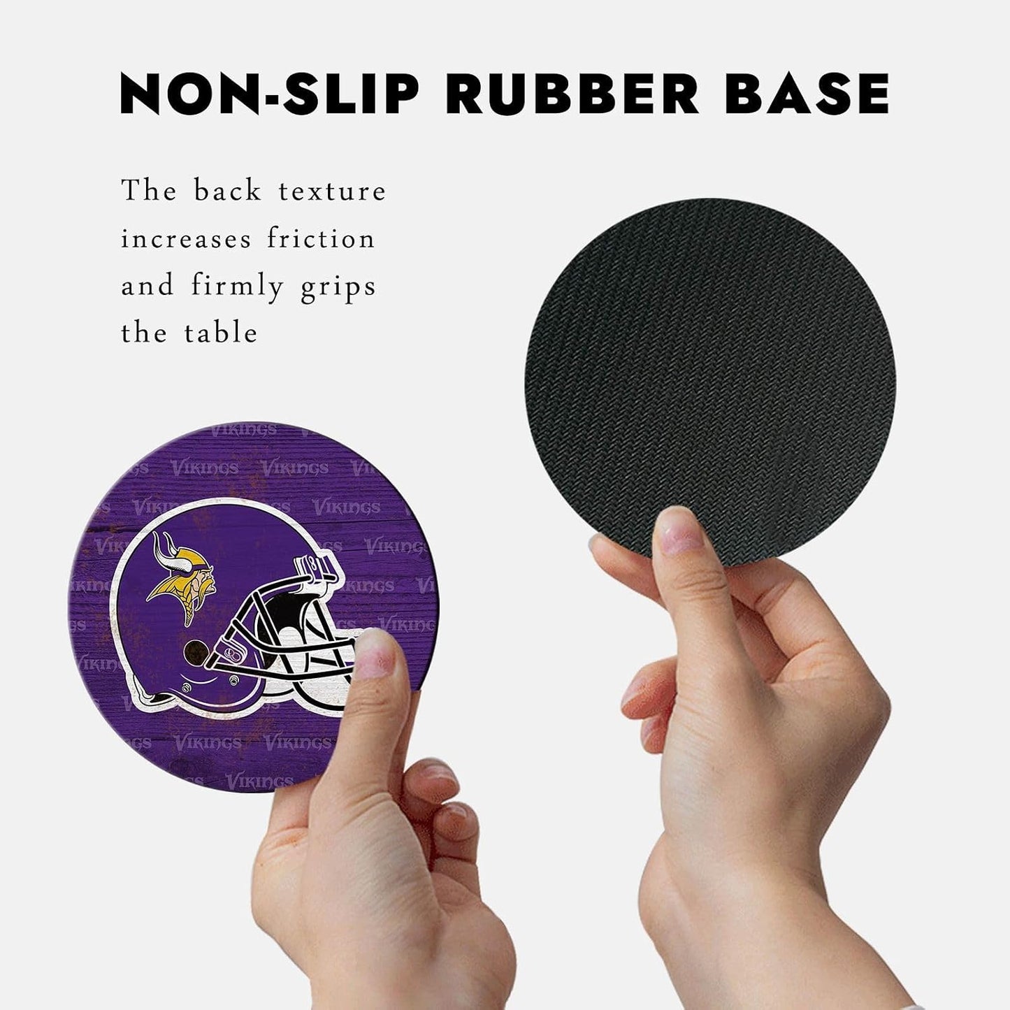 Coasters for Drinks / 10 Purple / Set of 4