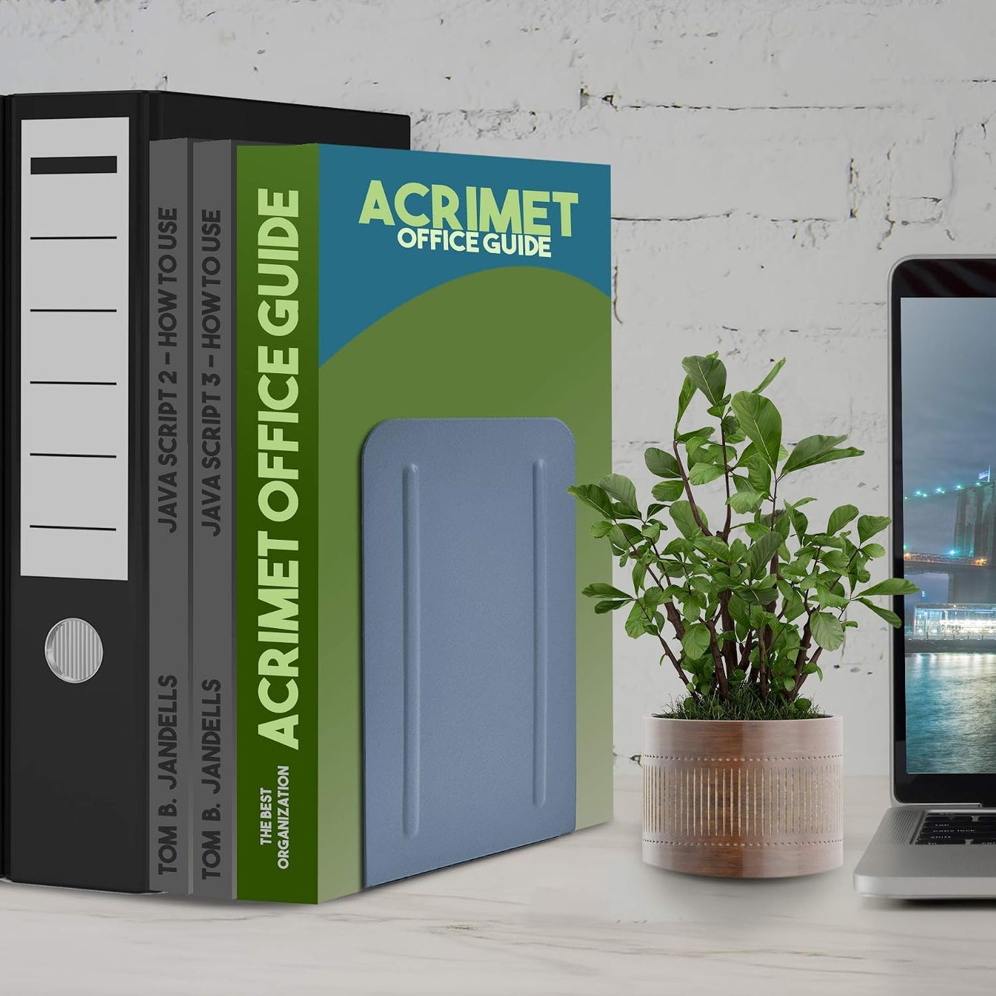 Steel Metal Book Ends Storage