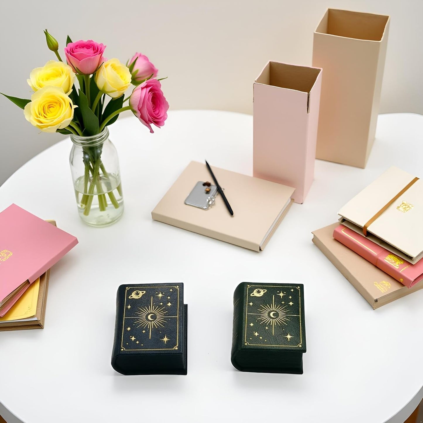 Book Shaped Ring Box / Blue-magic Book
