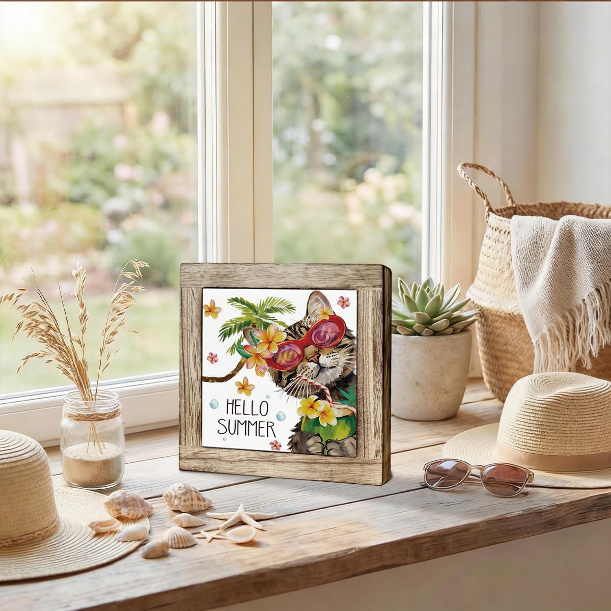 Summer Decor Sign Wooden Plaque / Summer 25