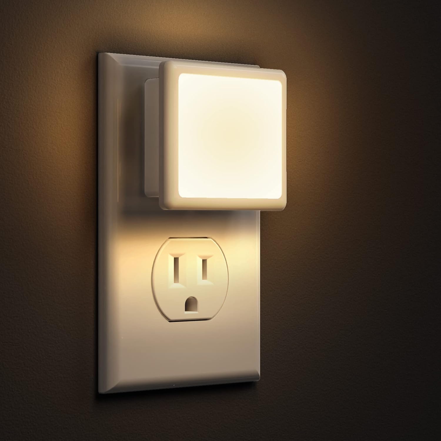 L LOHAS LED Night Lights Plug into Wall 2-Pack, 0.3W Plug in Night Light