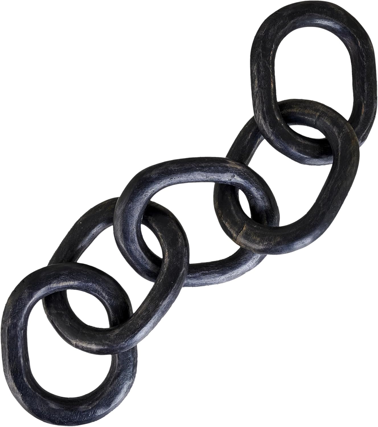 Rustic Link Decorative Object Large Wooden Chain