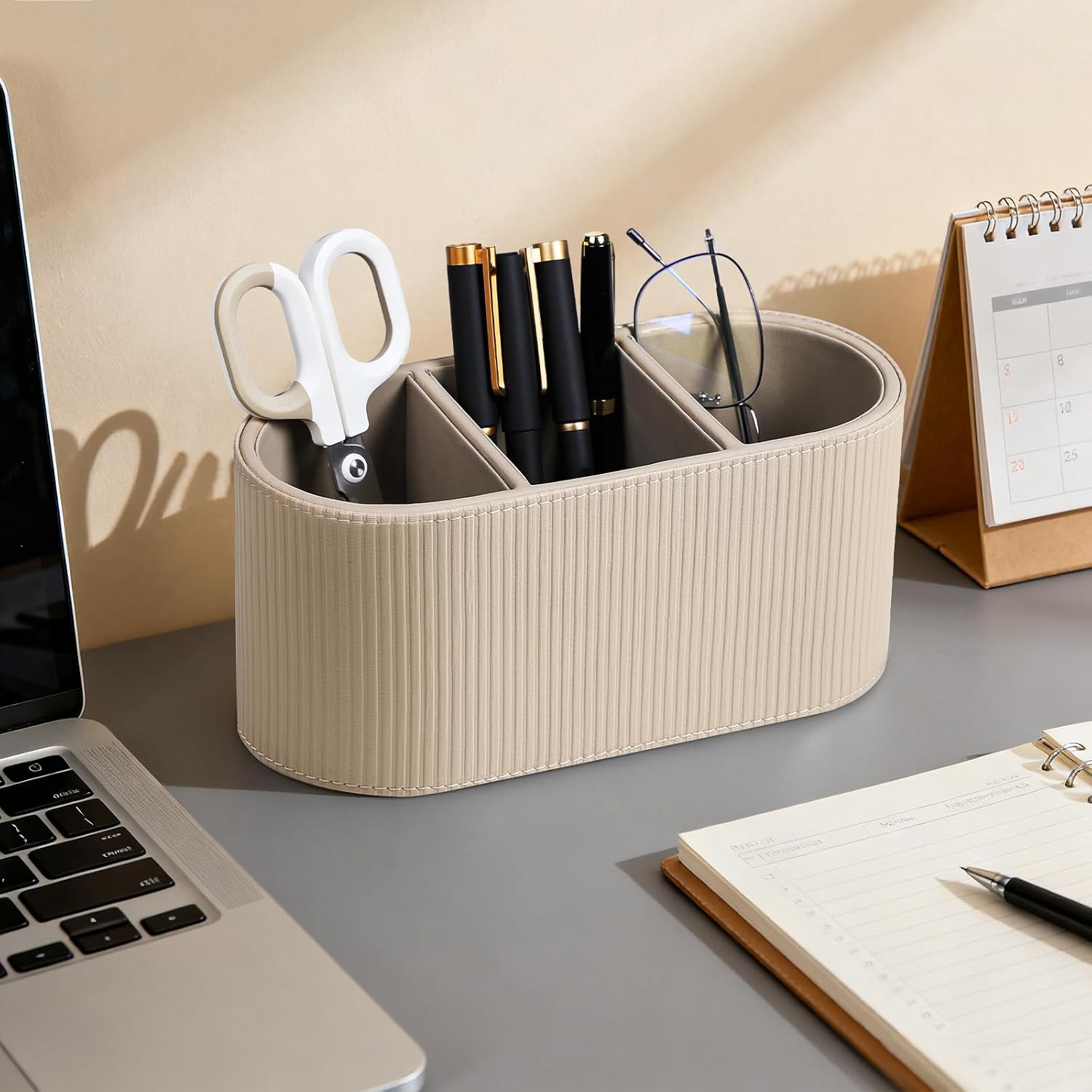 Aesthetic Remote Control Holder / Beige