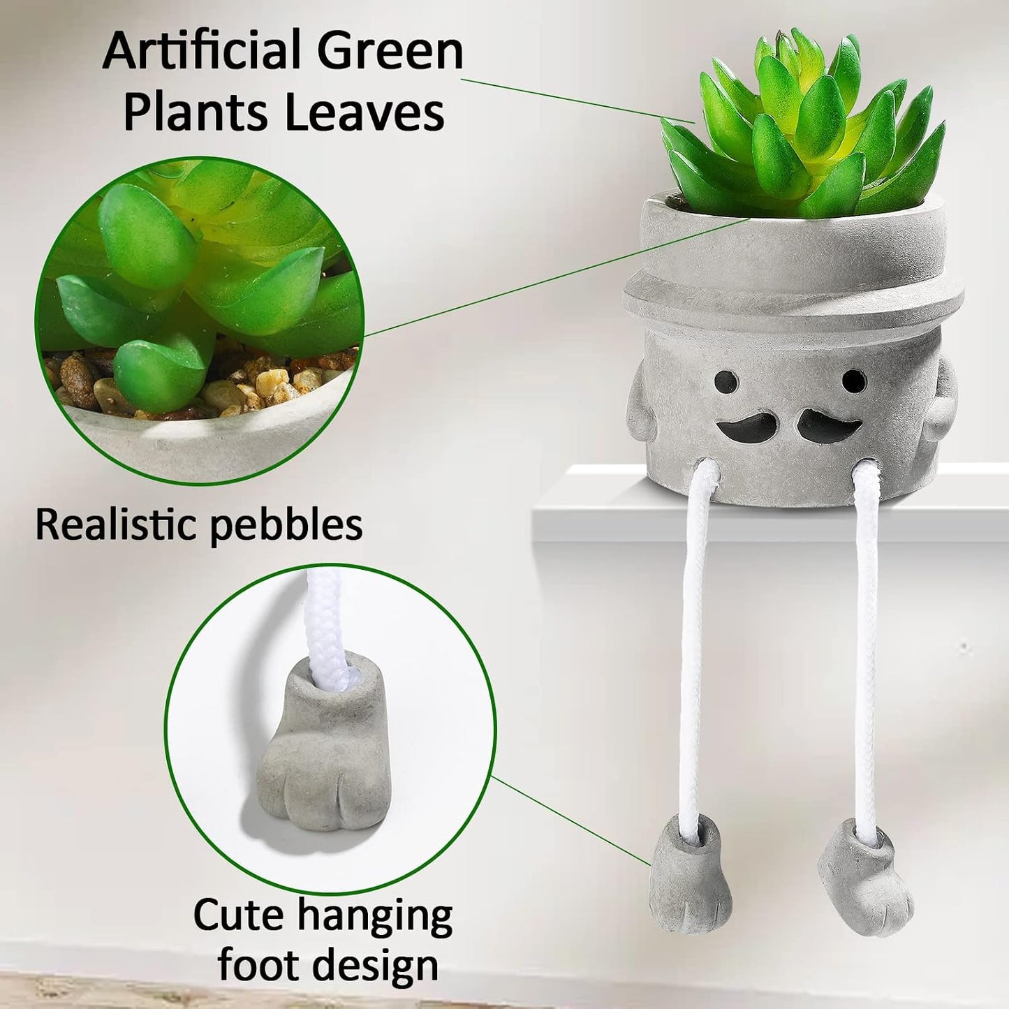 Creative Artificial Succulent Plants / Set of 4