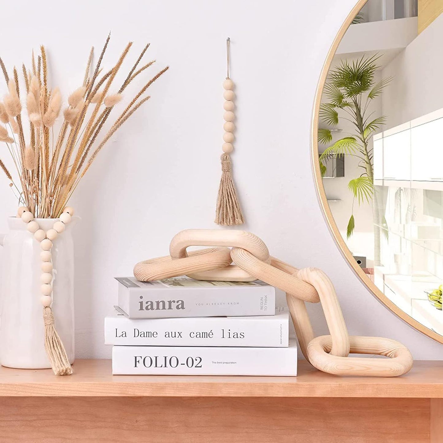 Modern Farmhouse Style / White / 21.7 Inch