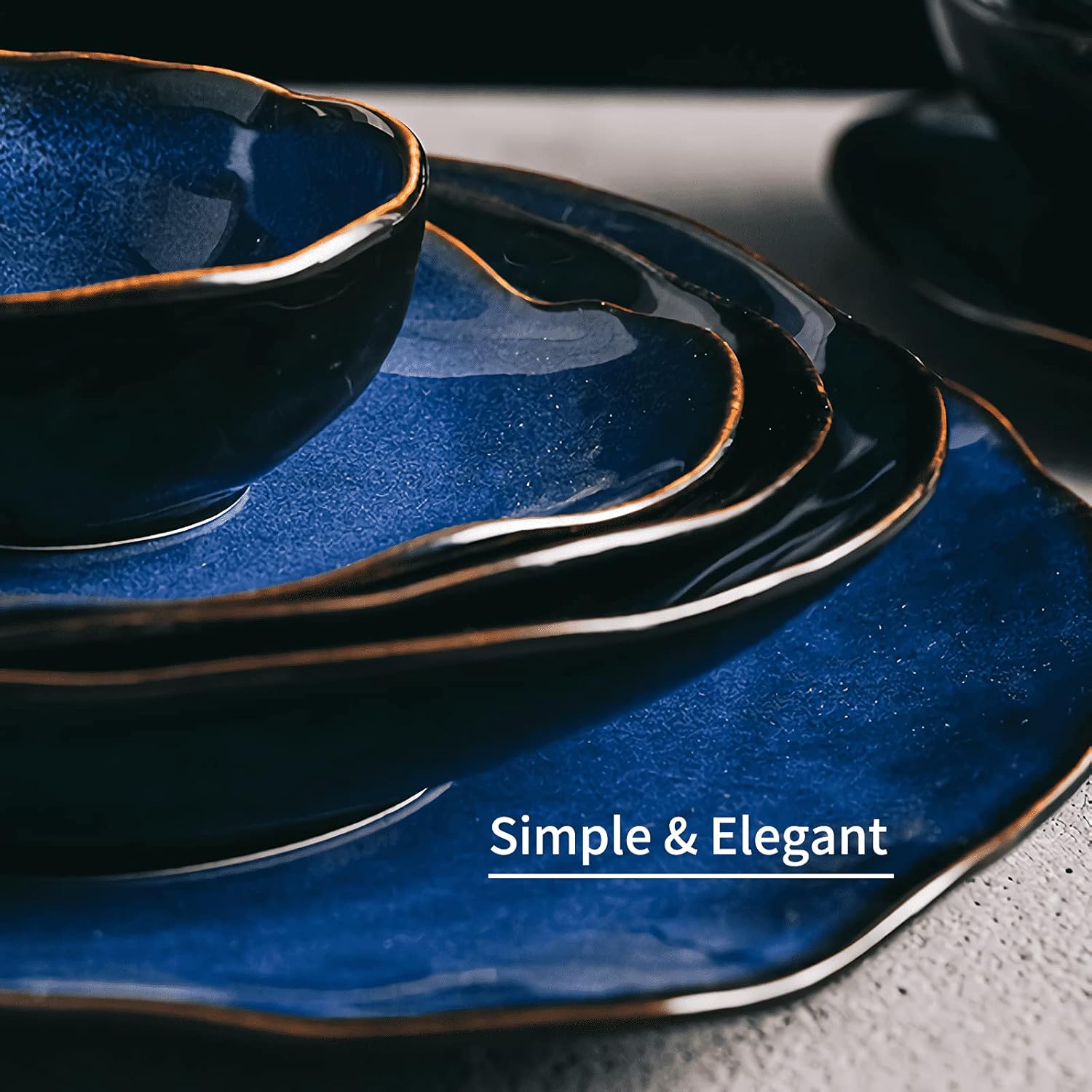 Ceramic Decorative Bowl / 6 Inch Bowl / Blue