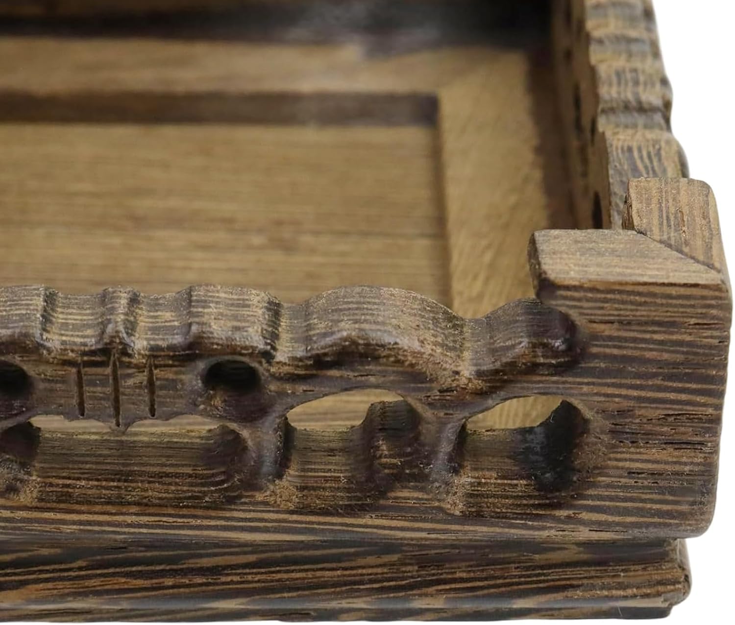 Carved Wood Riser for Vase / Wenge5.5 / 5.5 Inch