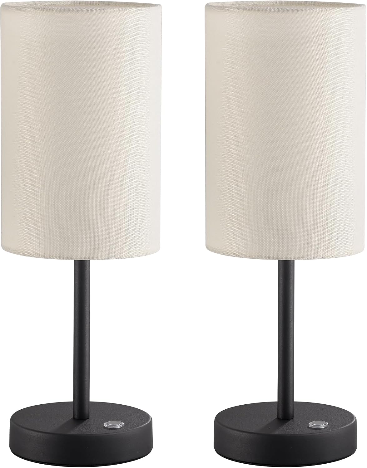 KDG Black Cordless Table lamp, Portable Bedside 4000mAh LED Desk Lamp | Rechargeable 3 Brightness Levels Emergency