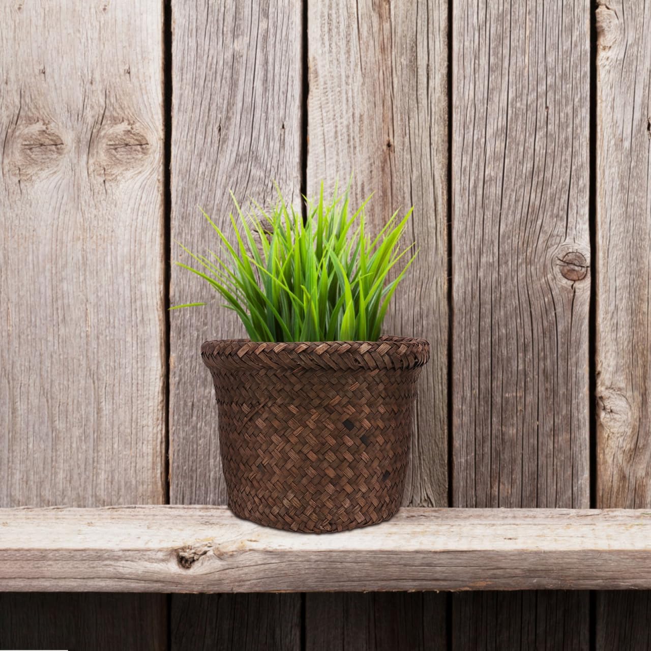 Seagrass Planter Basket / Brown