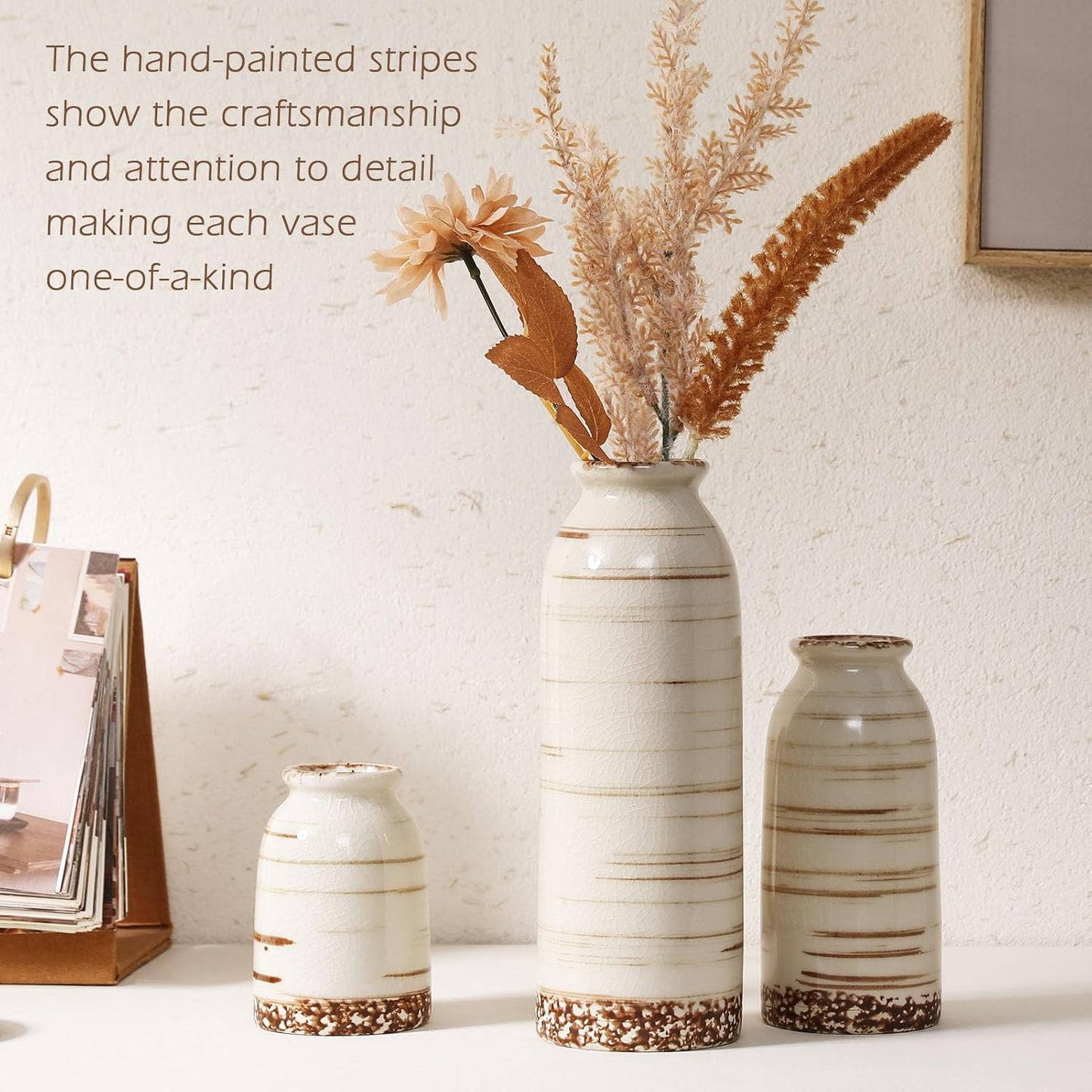 Ceramic Vase / Handcrafted Ceramic Vases / Set A / Set of 3