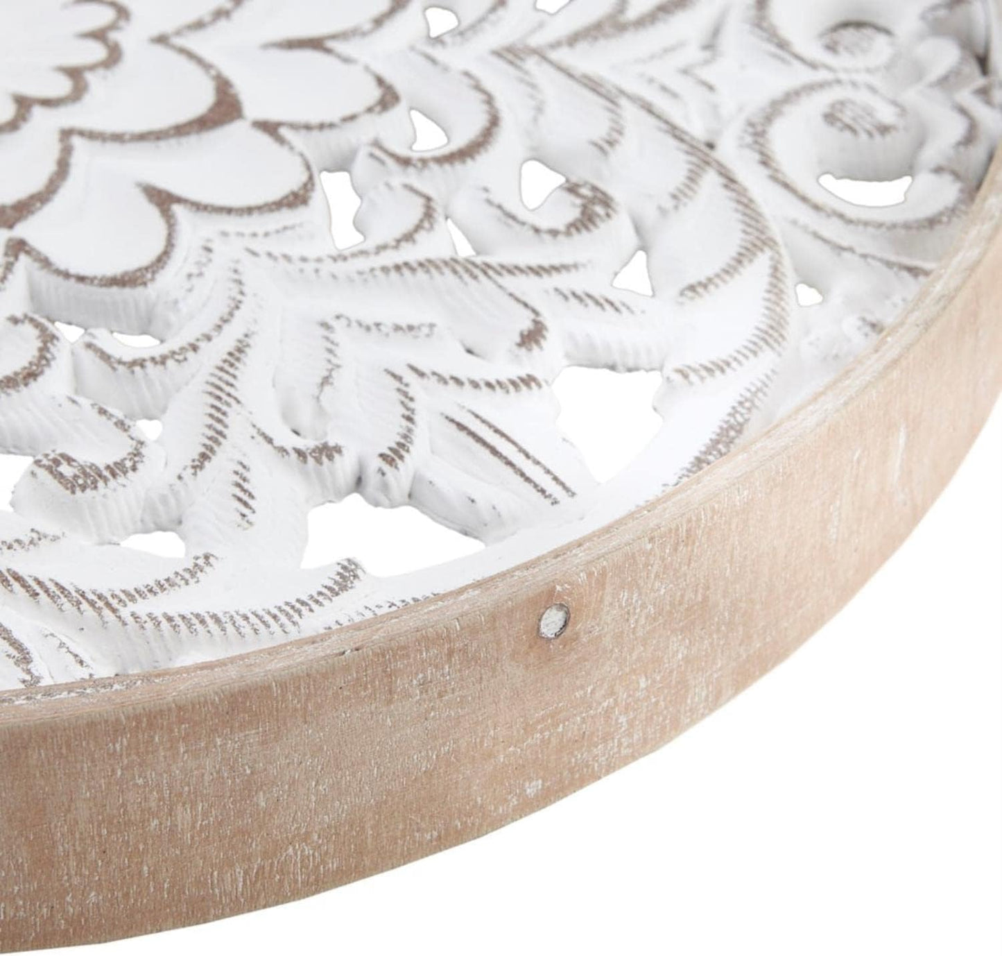 Real Fir Wood Round Design / Medallion Trio