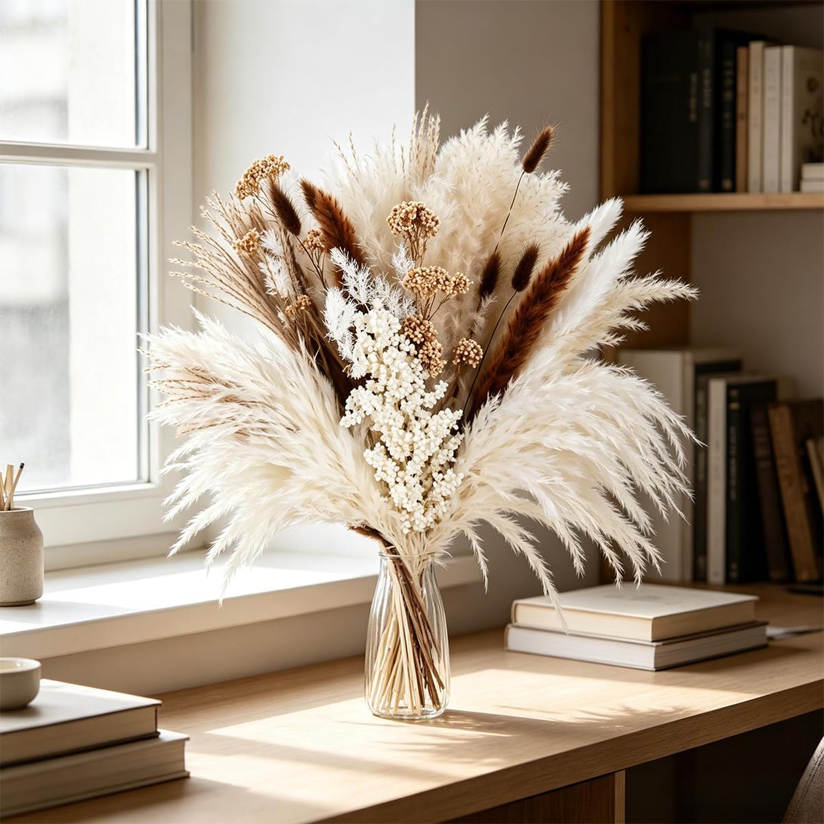 Boho Flowers / Dried Flowers for Vase / Rustic Pampas Grass Bouquet