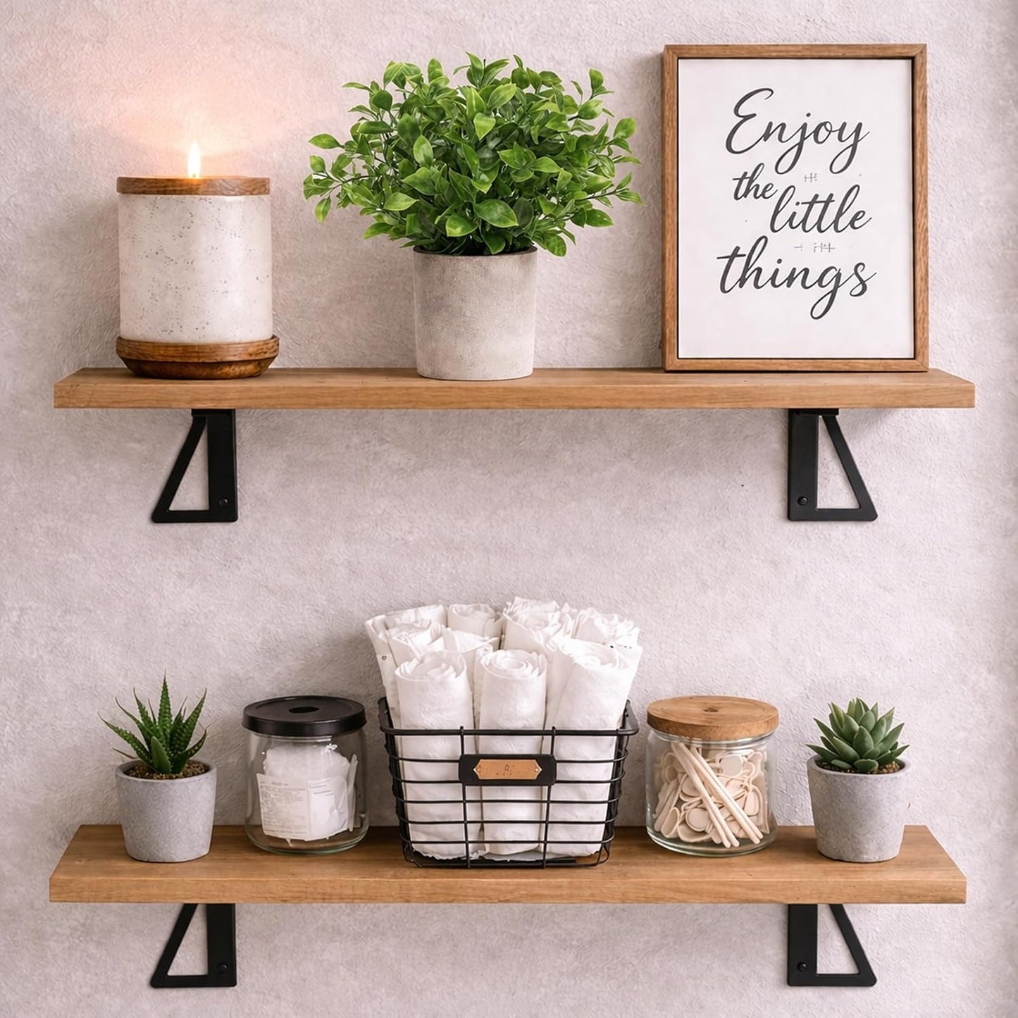 Small Plants Decor- Mini Artificial Plants / Set of 3
