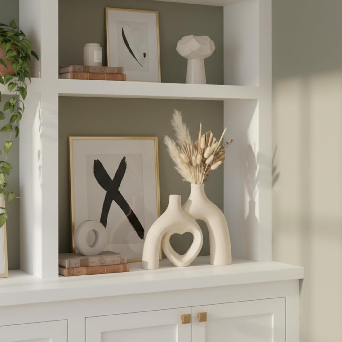Modern Ceramic Vase / Milky White