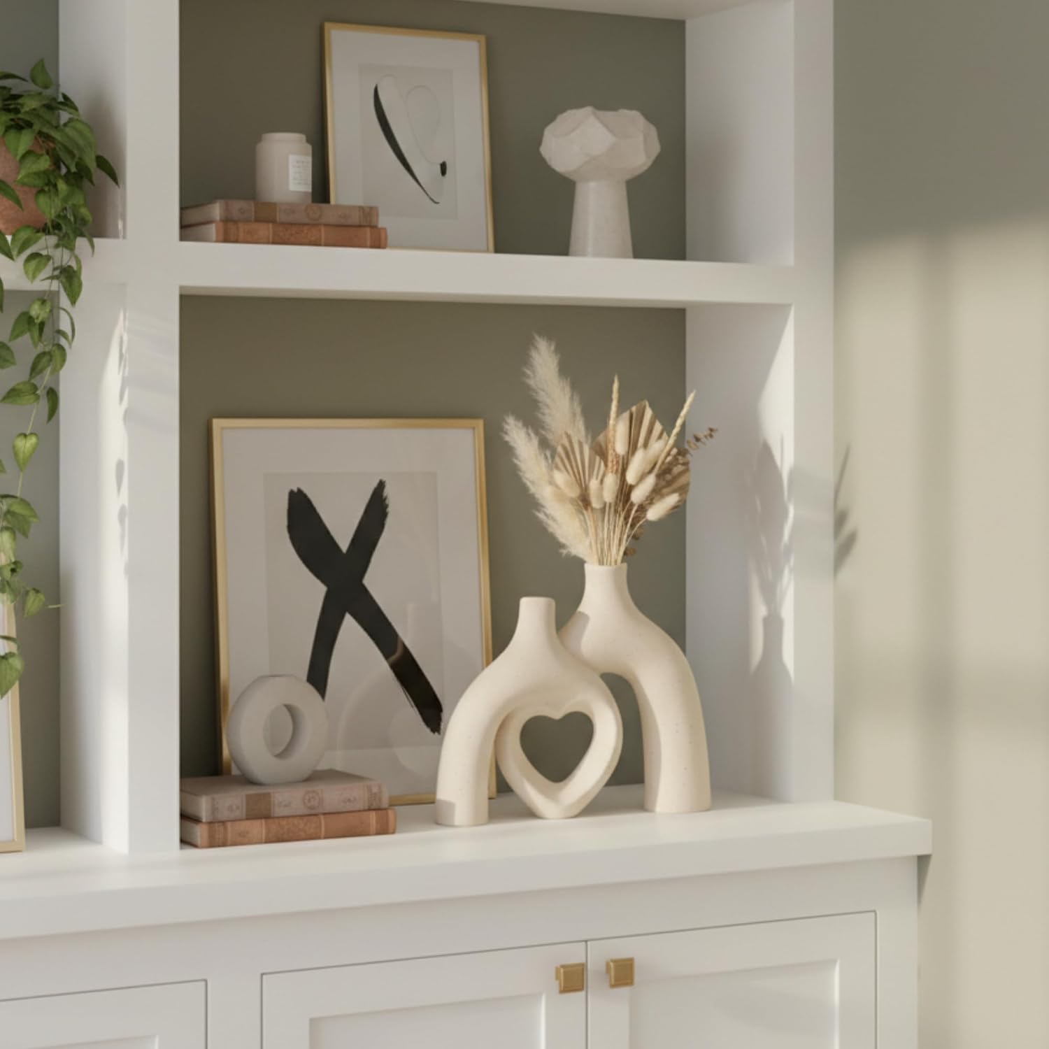 Modern Ceramic Vase / Milky White