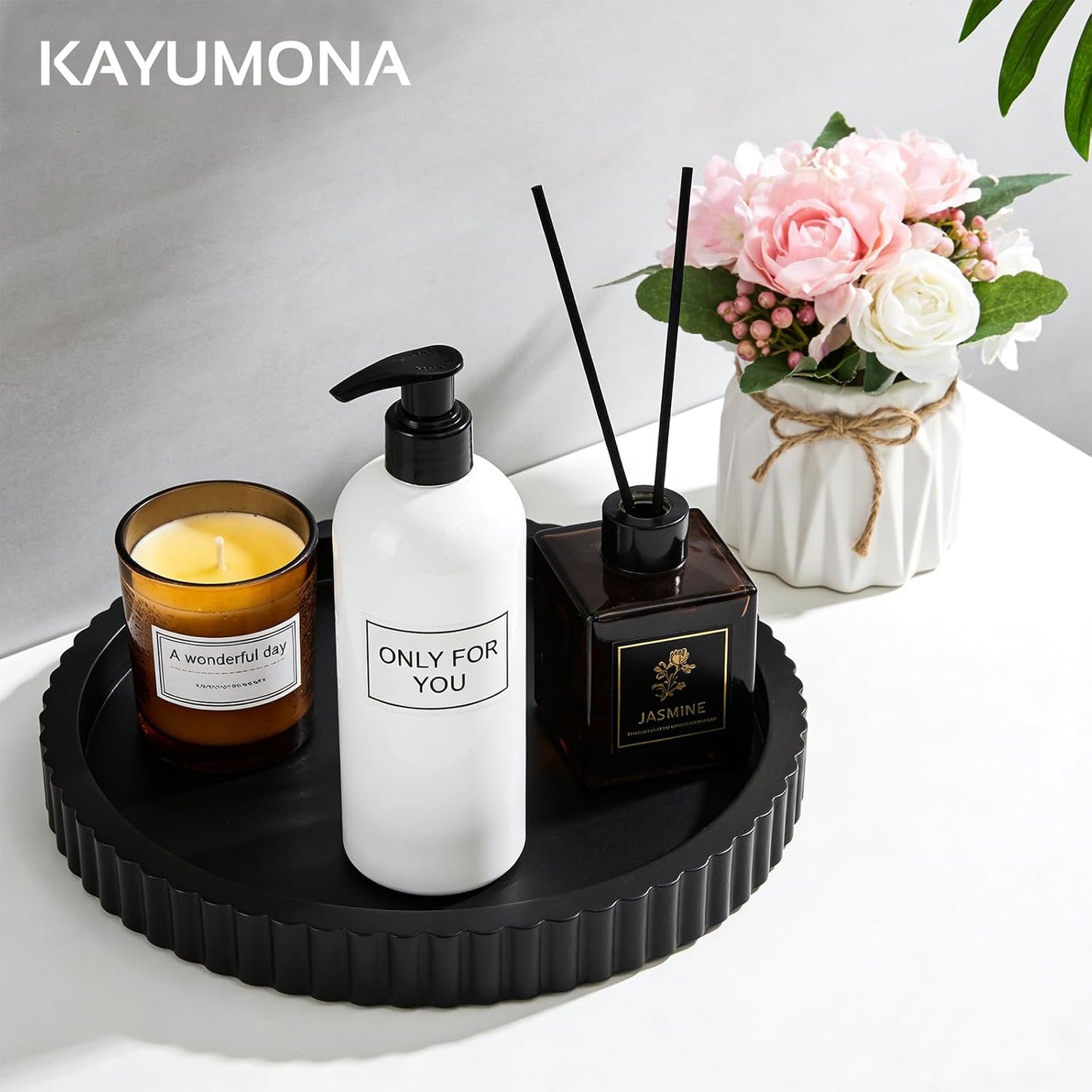 Modern Decorative Tray / Black