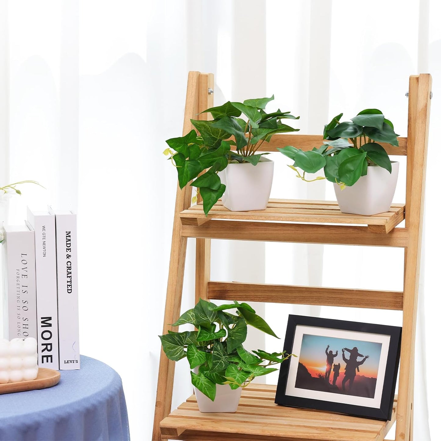 Small Artificial Plants / White