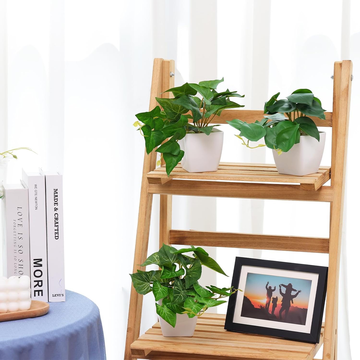 Small Artificial Plants / White