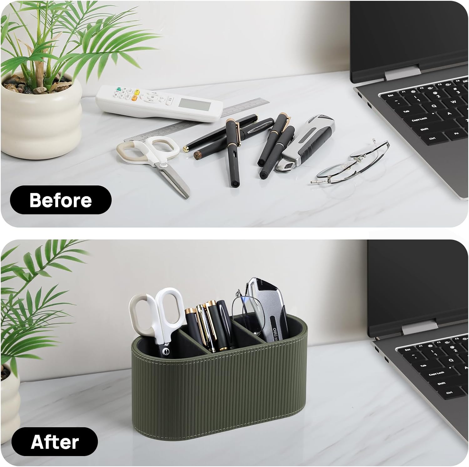 Aesthetic Remote Control Holder / Green