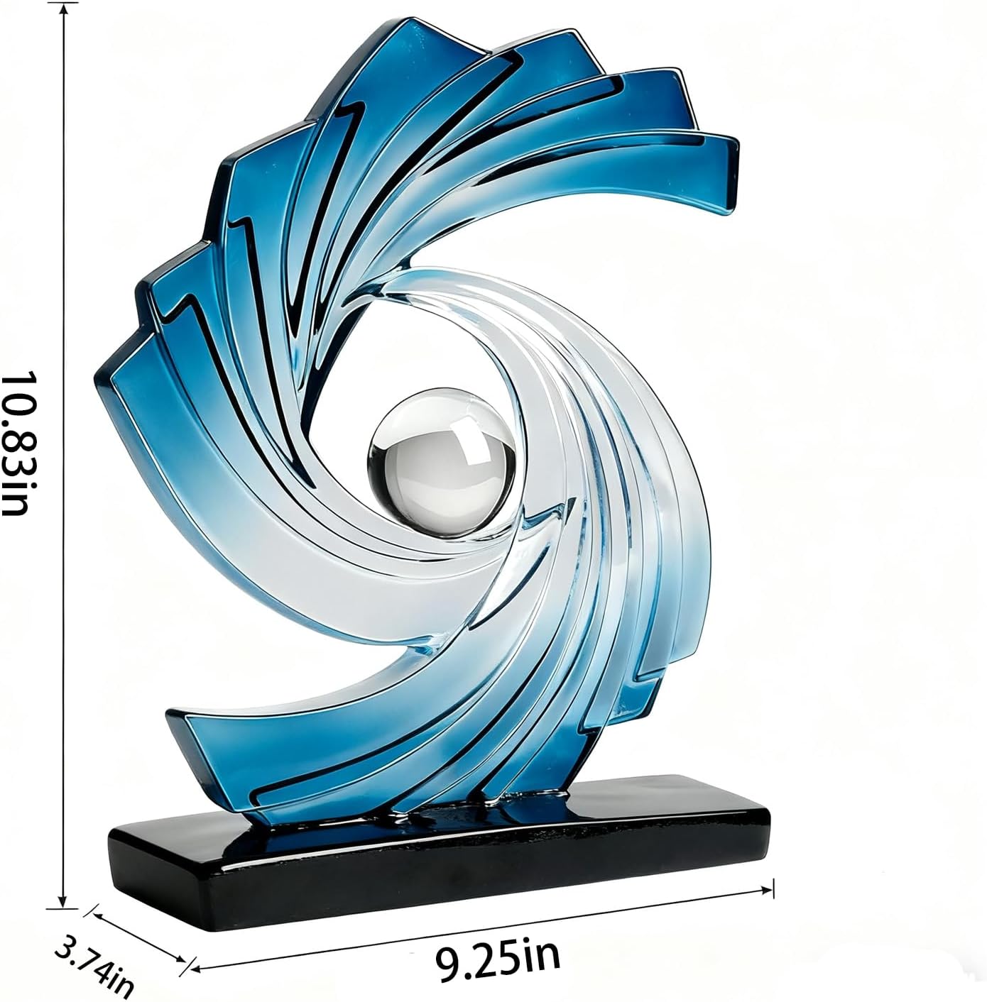 Abstract Art Statue / Blue