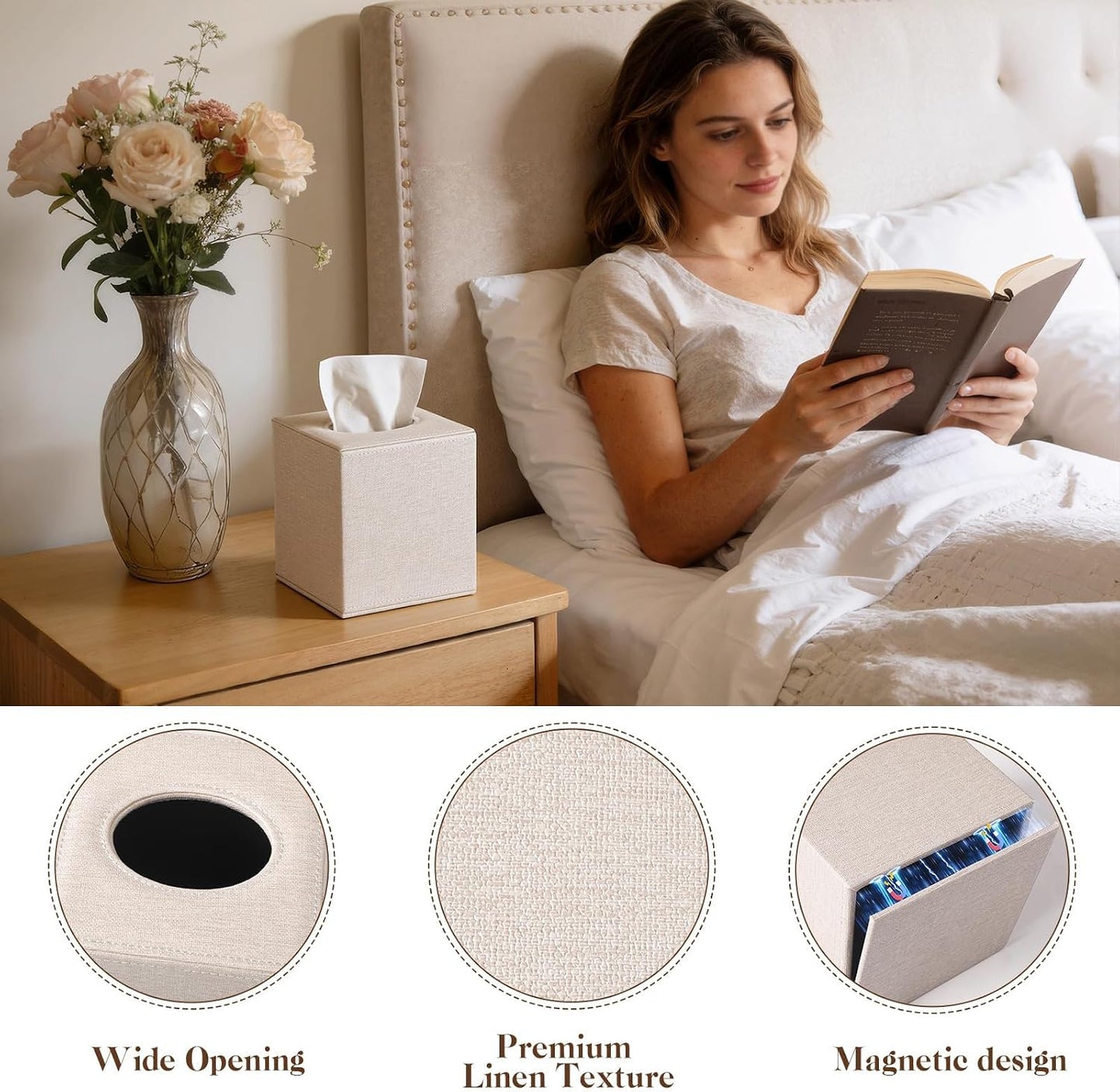 Modern Cube Tissue Holder / Set of 2