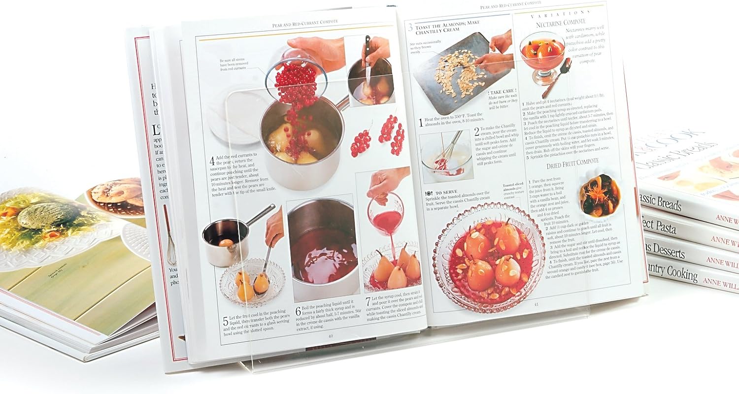 Norpro Acrylic CookBook / IPad / Tablet Holder, 9"D x 12.5"W x 3.25"H