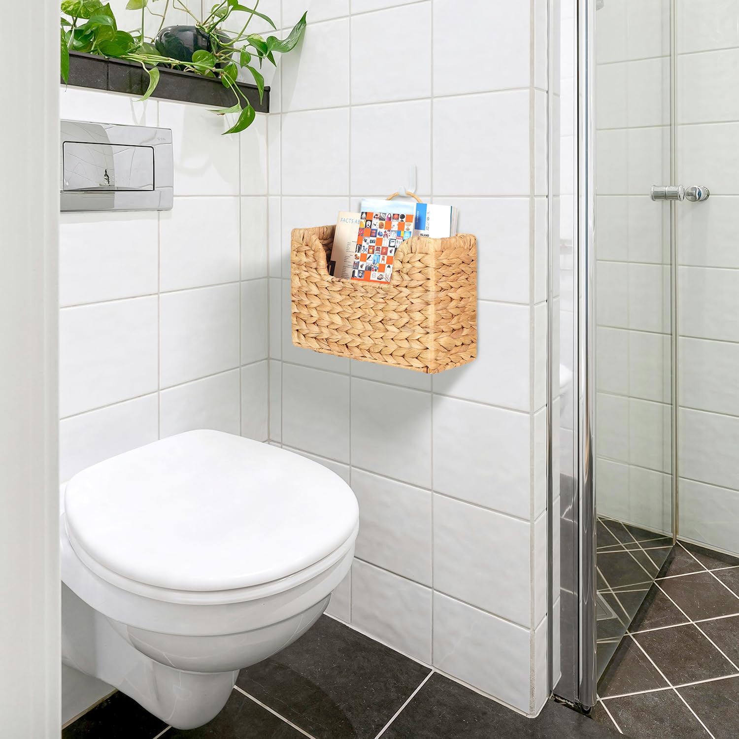Books & / Natural Hanging Organizer for Mail / Model 1 - Natural Color