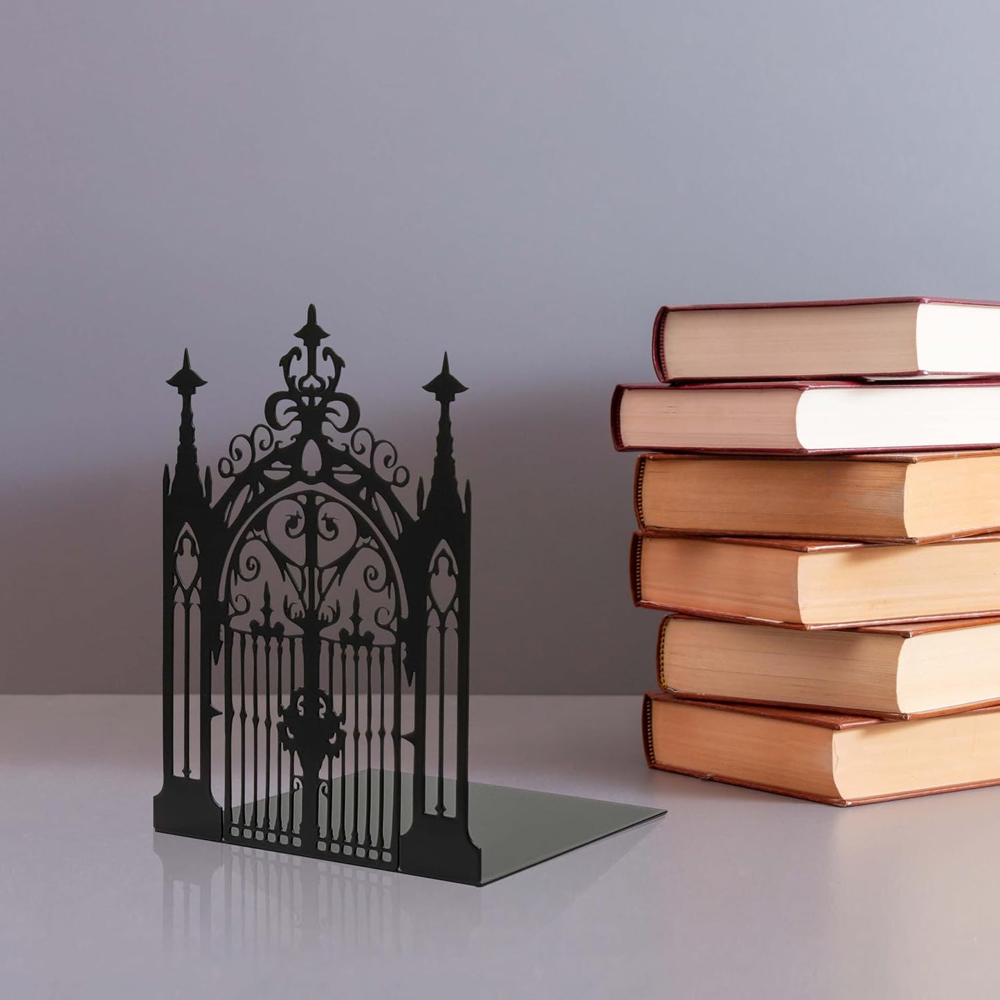 Gothic Church Architectural Metal Bookends