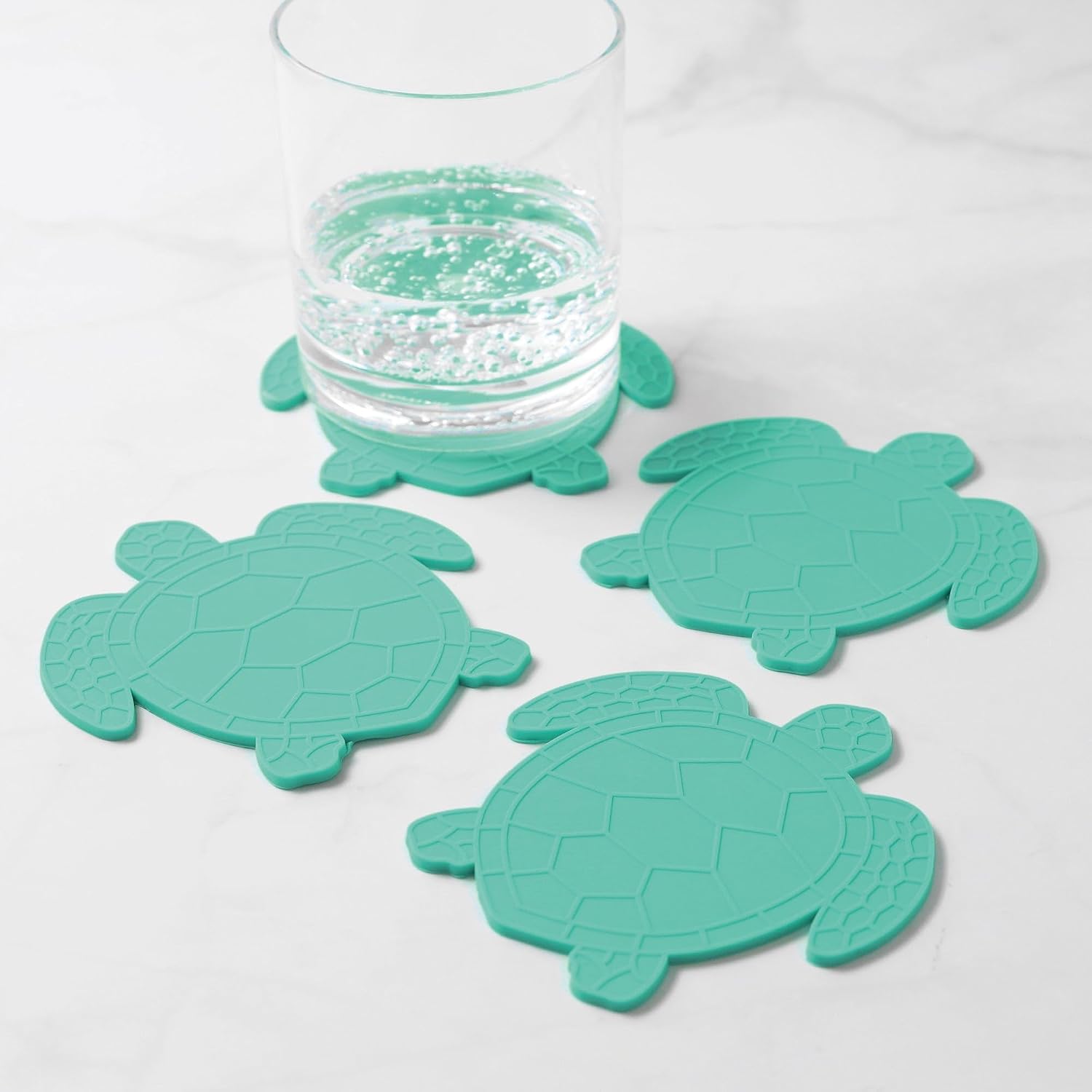 Sea -Shaped Silicone Drink Coasters / Turtle