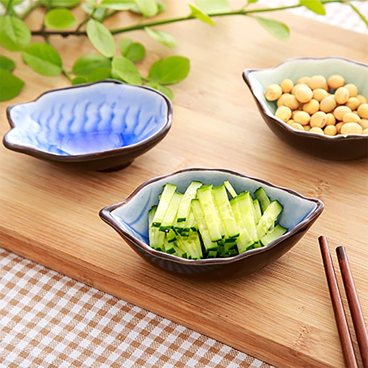 Lovely Leaf Shaped Ceramic Seasoning Dishes/Tea Bag Holders/Ketchup / Leaves / Unspecified Size