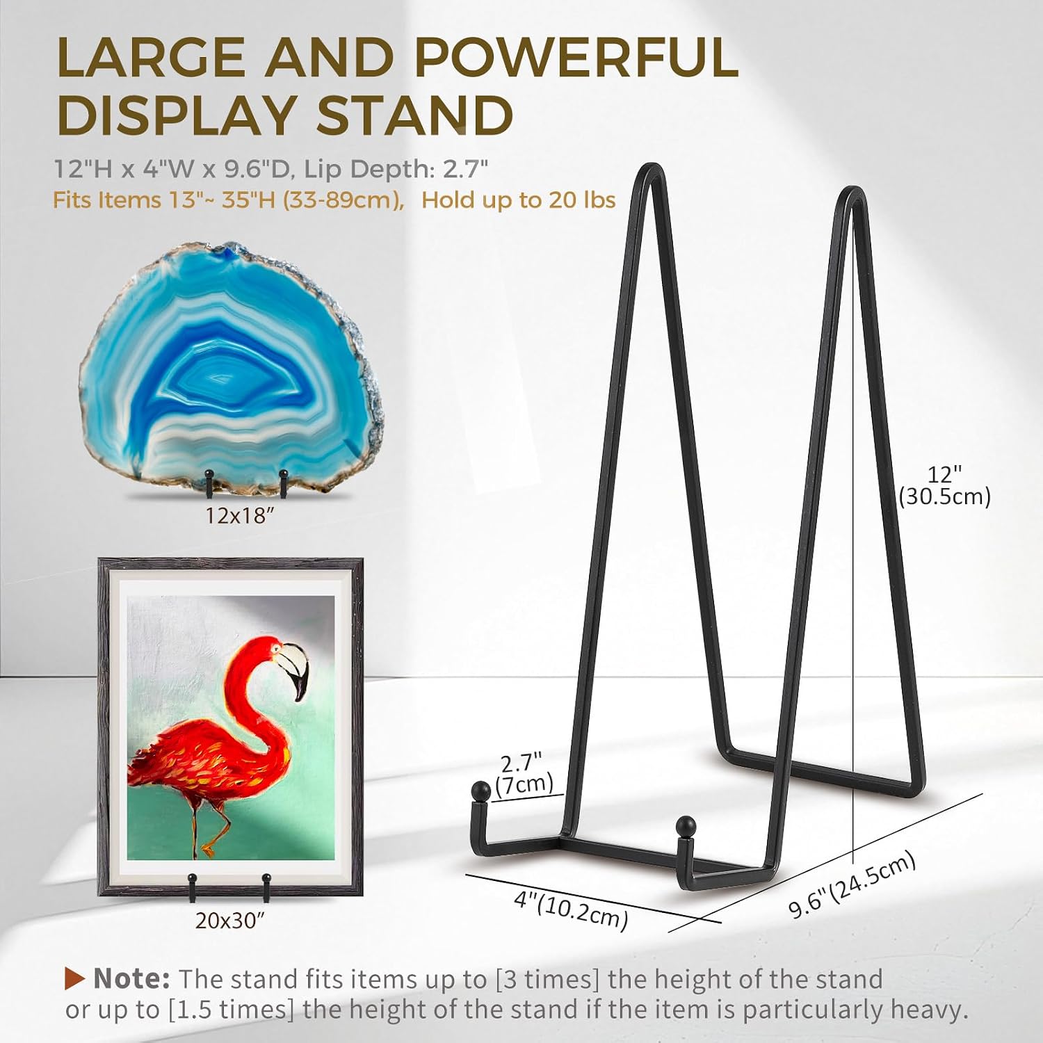 Metal Picture Frame / 12 Inch / Set of 2