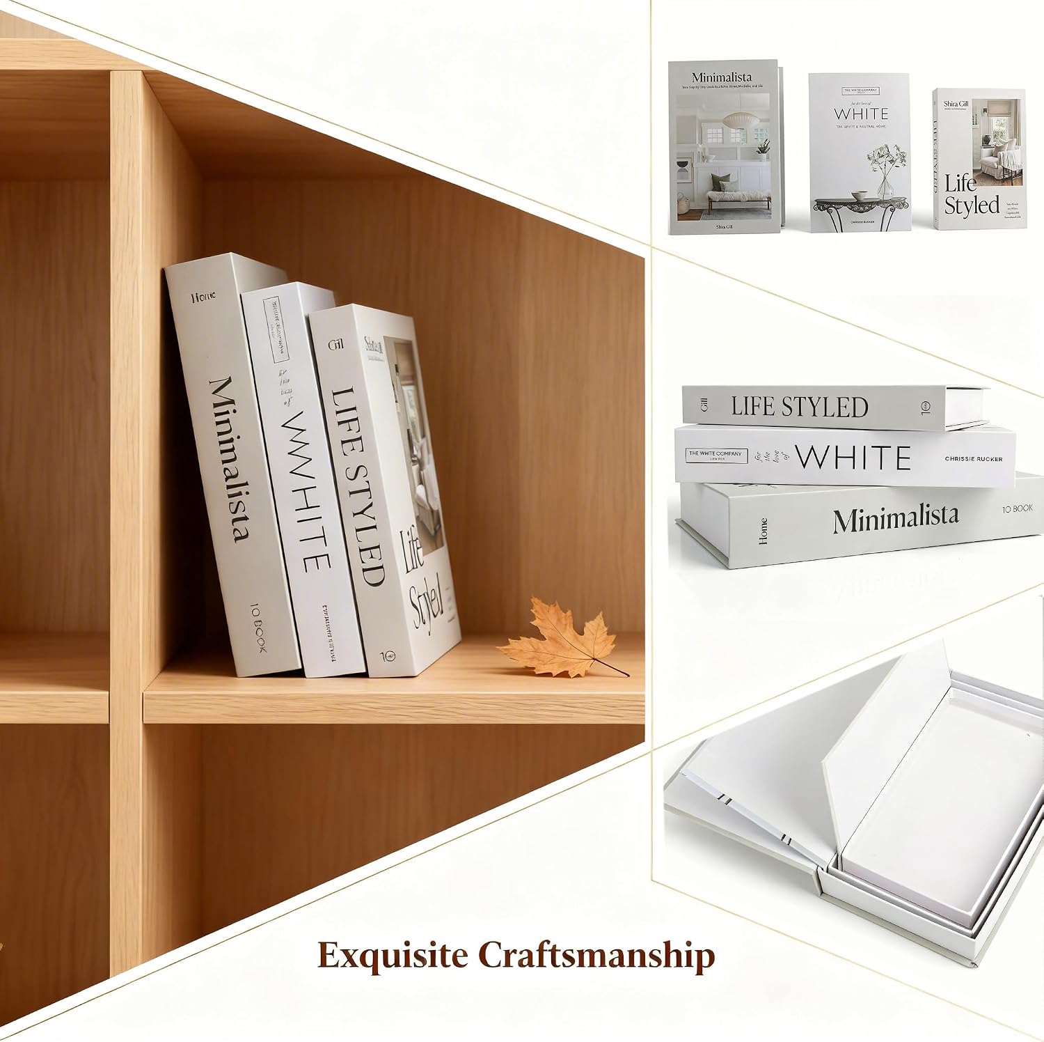 Fake Books / Decorative Books / Set of 3