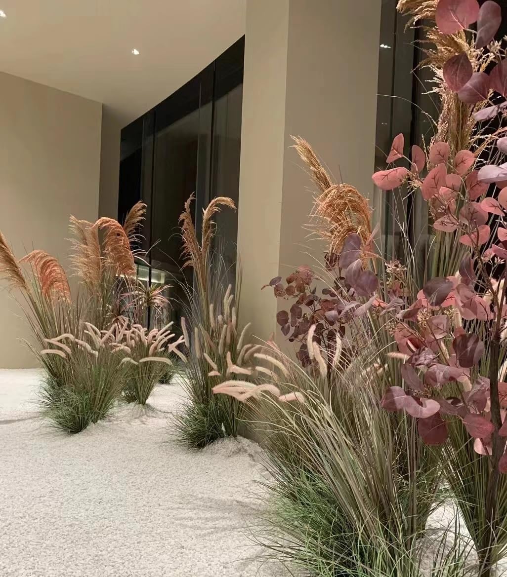 Faux Grass / Pots / 43in / Set of 2