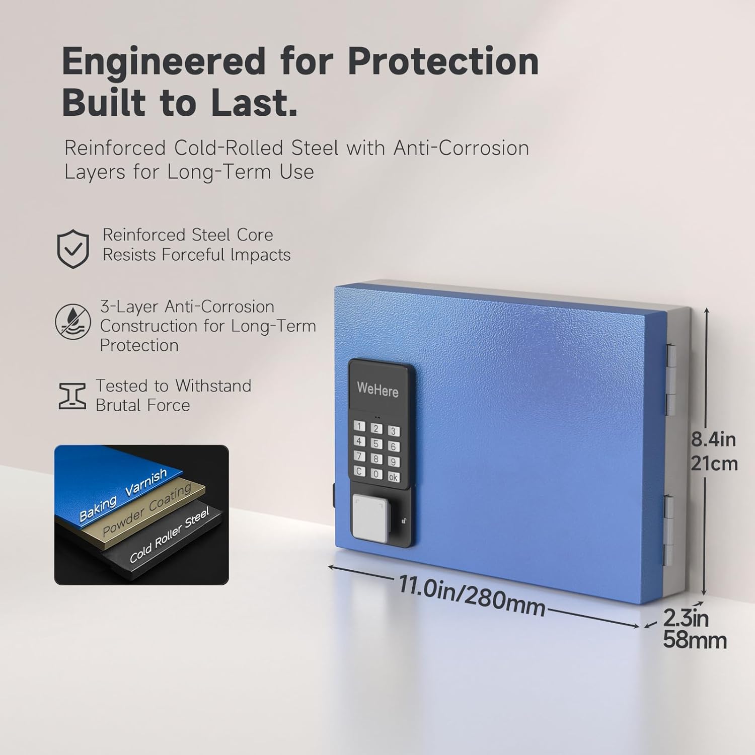 Key Organizer box / APP Bluetooth/One Time Password Share/Wi-Fi Remote
