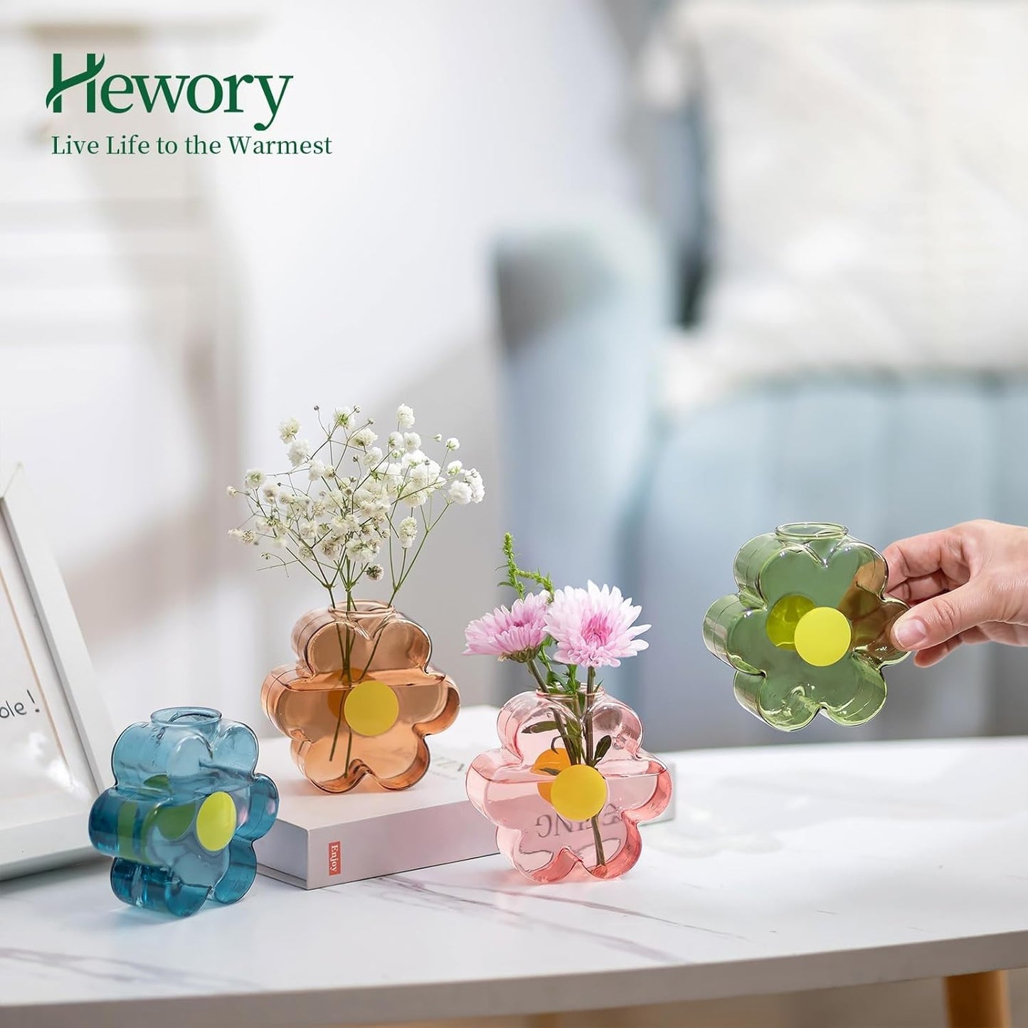 Glass Bud Vases for Centerpieces