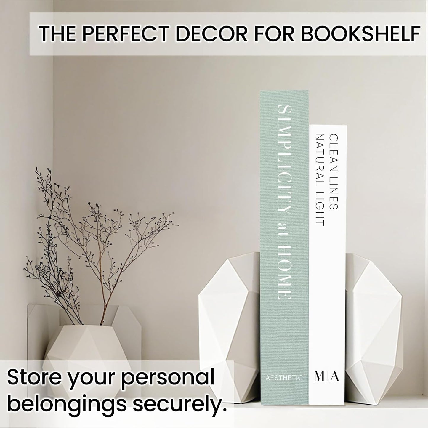 Faux Book Photo / Modern Sage / Set of 2