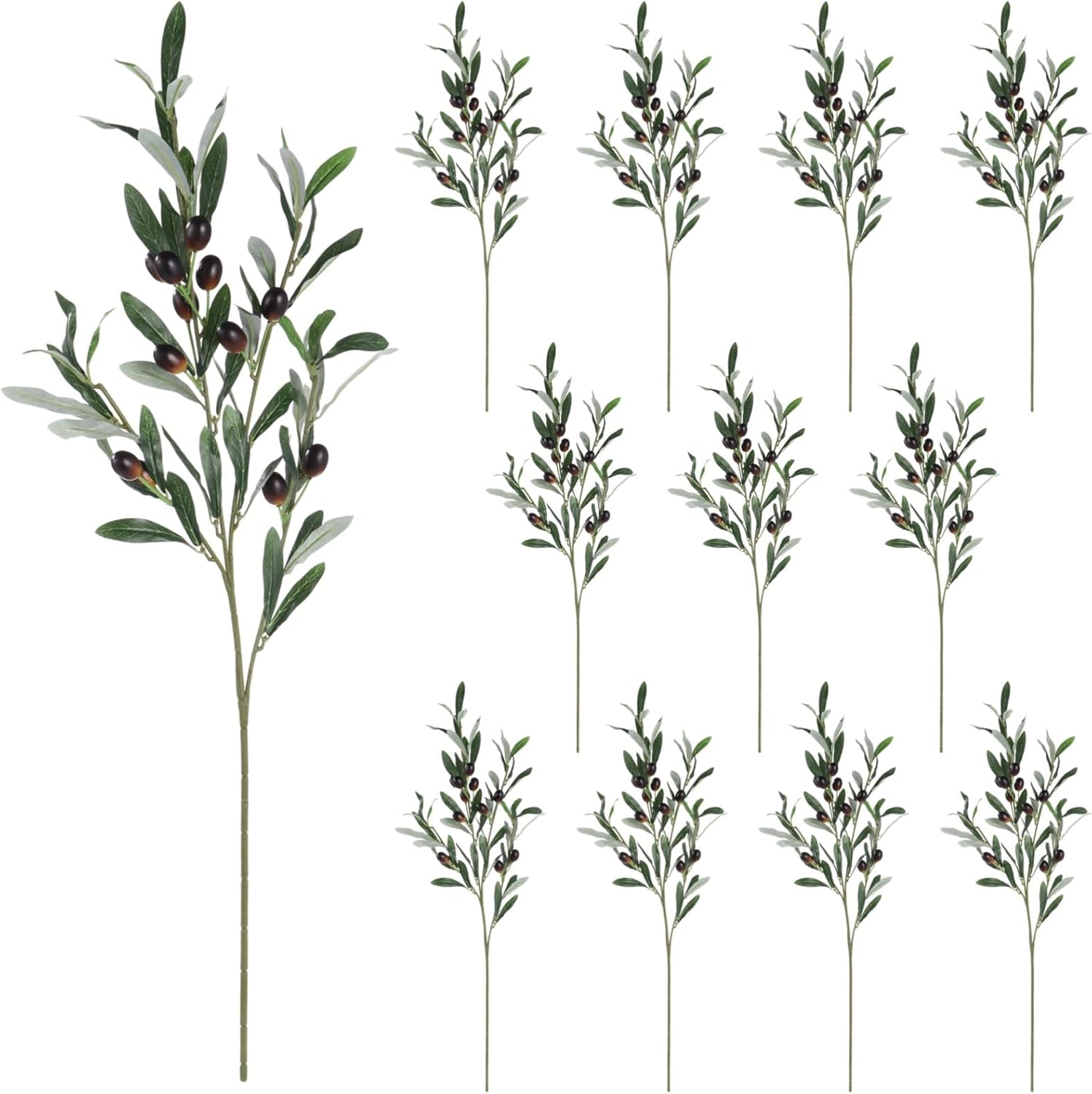Artificial Olive Branches / 31 Inch / Set of 12