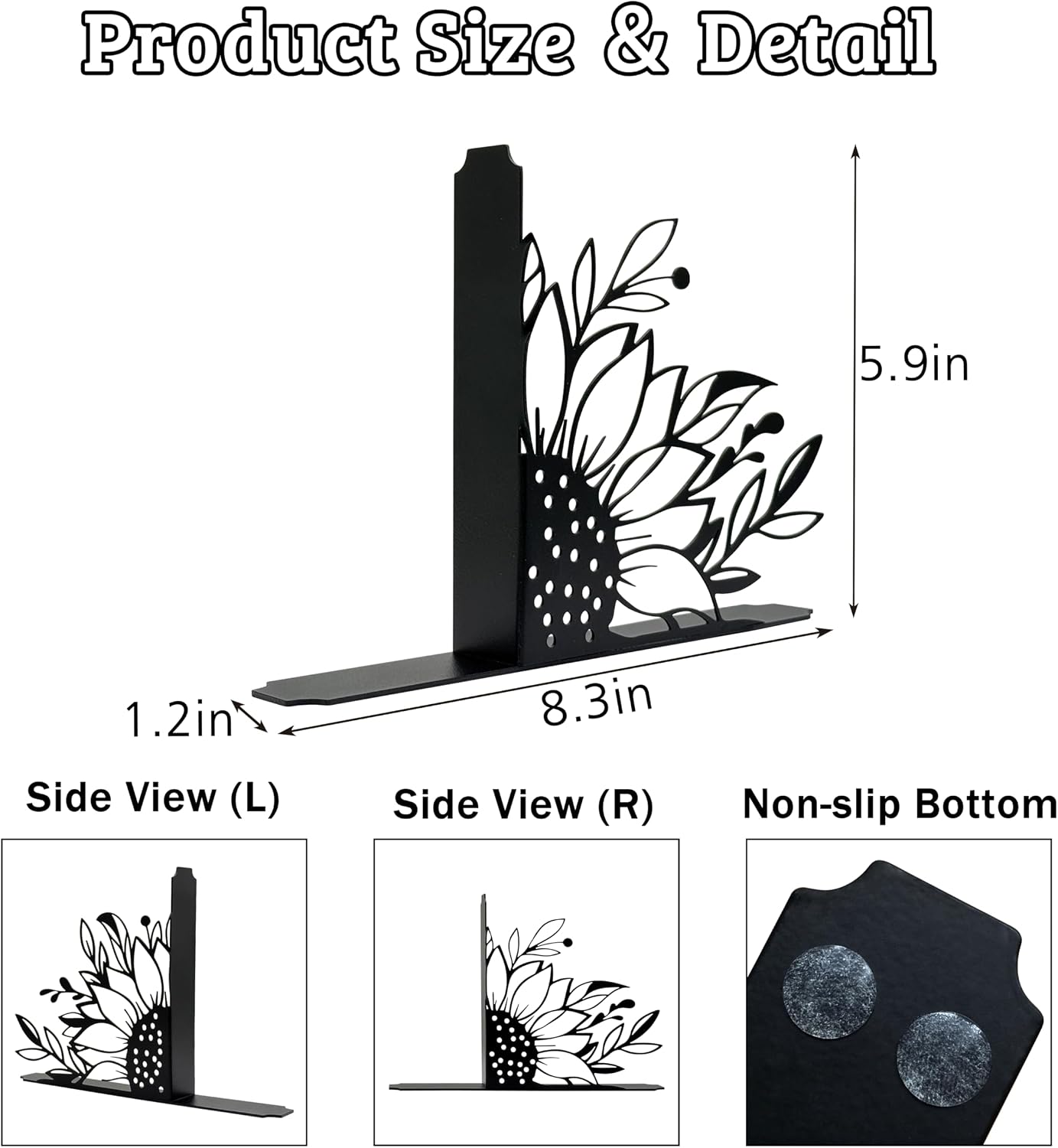 Durable Book Holders / Black