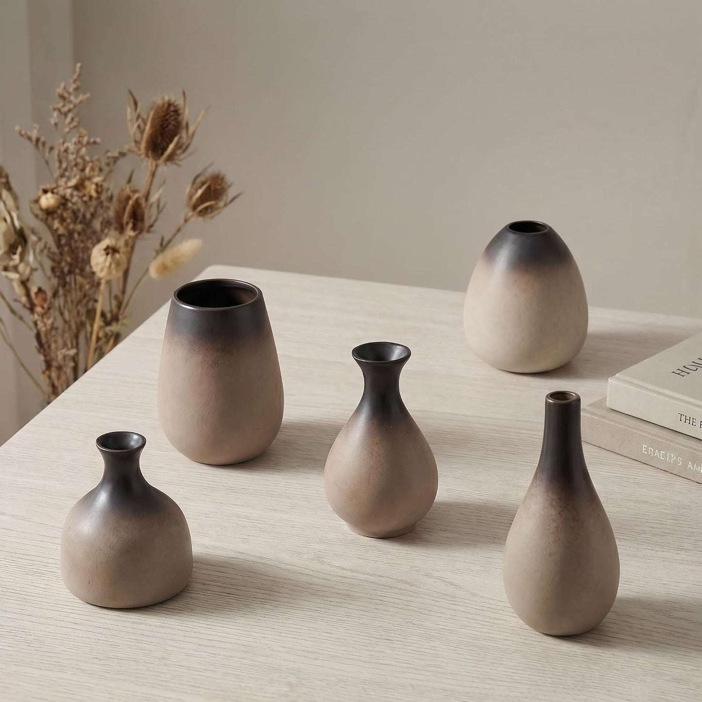 Ceramic Bud Vases / Vintage - 11-piece Set / Set of 11